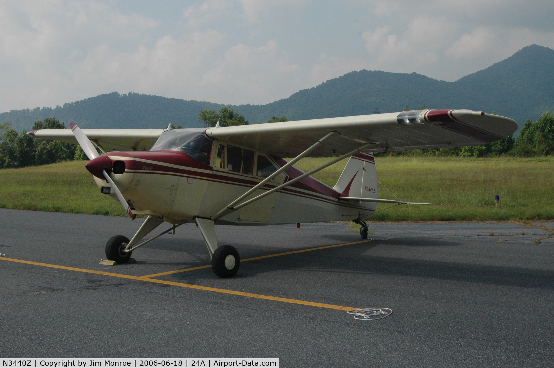 N3440Z, 1960 Piper PA-22-150 C/N 22-7356, Jackson County, NC