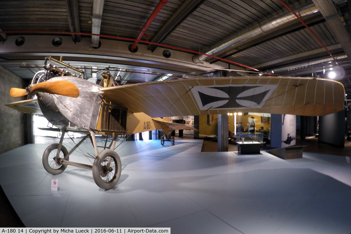 A-180 14, 1914 Jeannin Stahltaube C/N 76, At the Deutsches Technikmuseum (German Museum of Technology) in Berlin