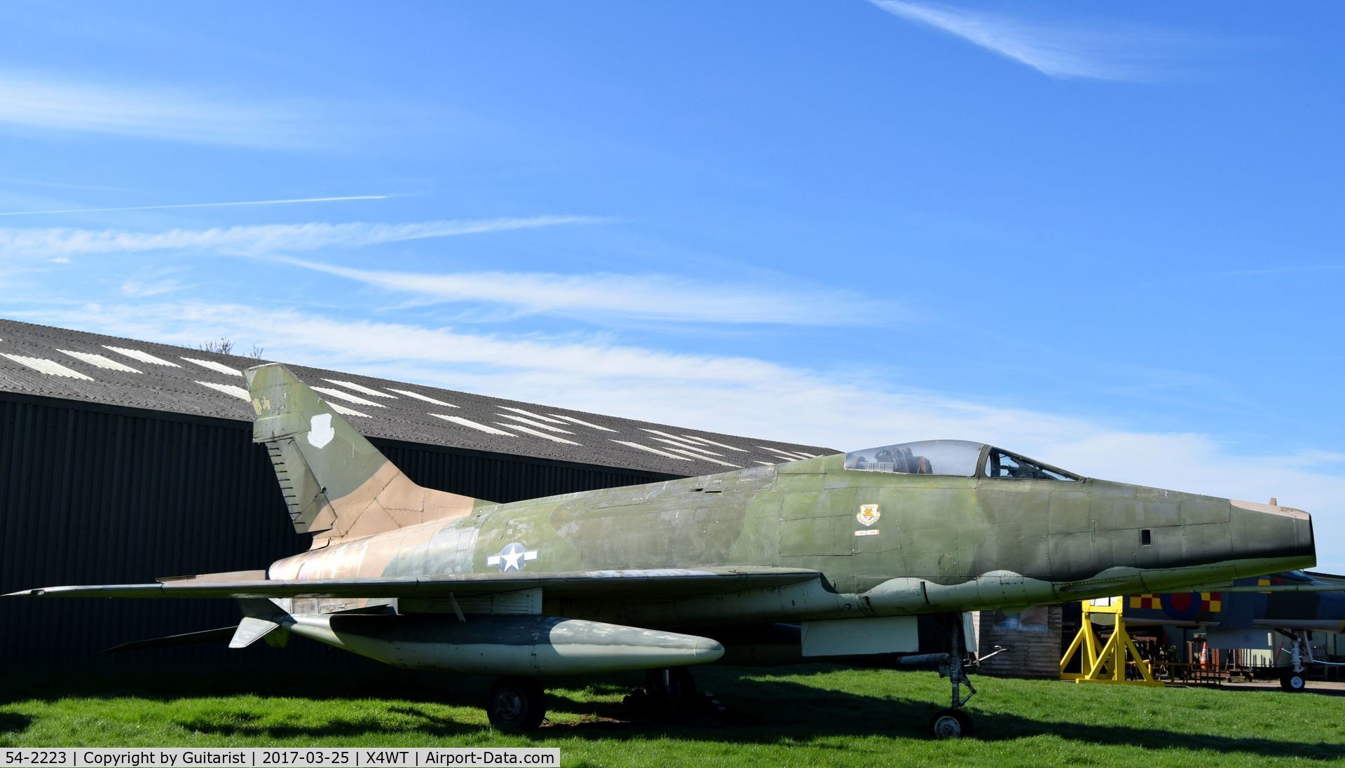 54-2223, North American F-100D Super Sabre C/N 223-103, At the Newark Air Museum