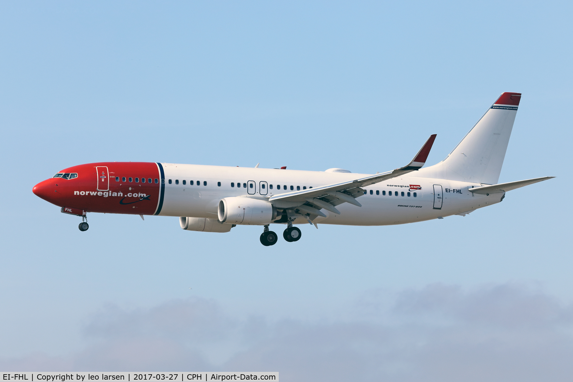 EI-FHL, 2015 Boeing 737-8JP C/N 42078, Copenhagen 27.3.2017