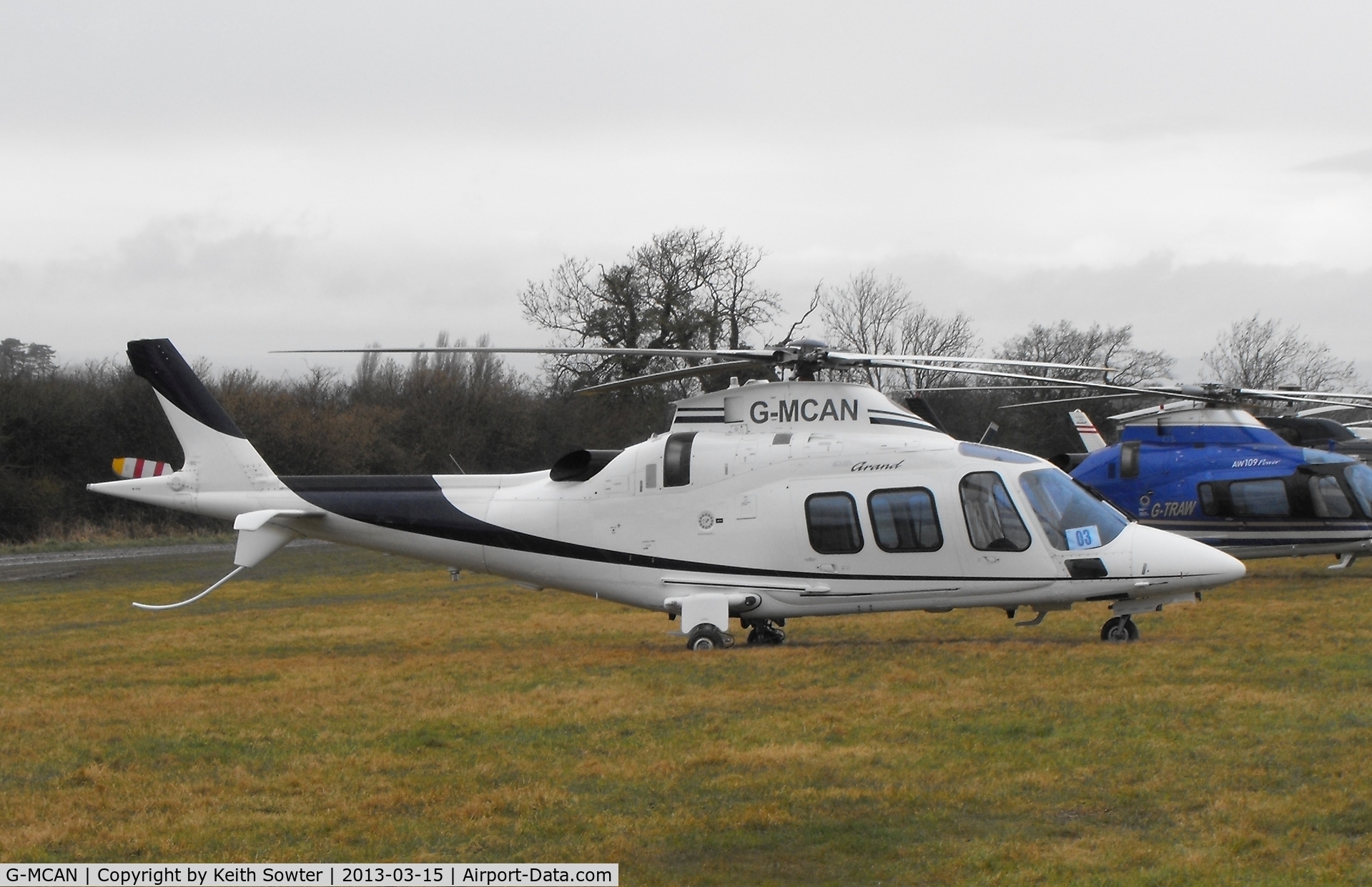 G-MCAN, 2006 Agusta A-109S Grand C/N 22021, Visiting Cheltenham Racecourse