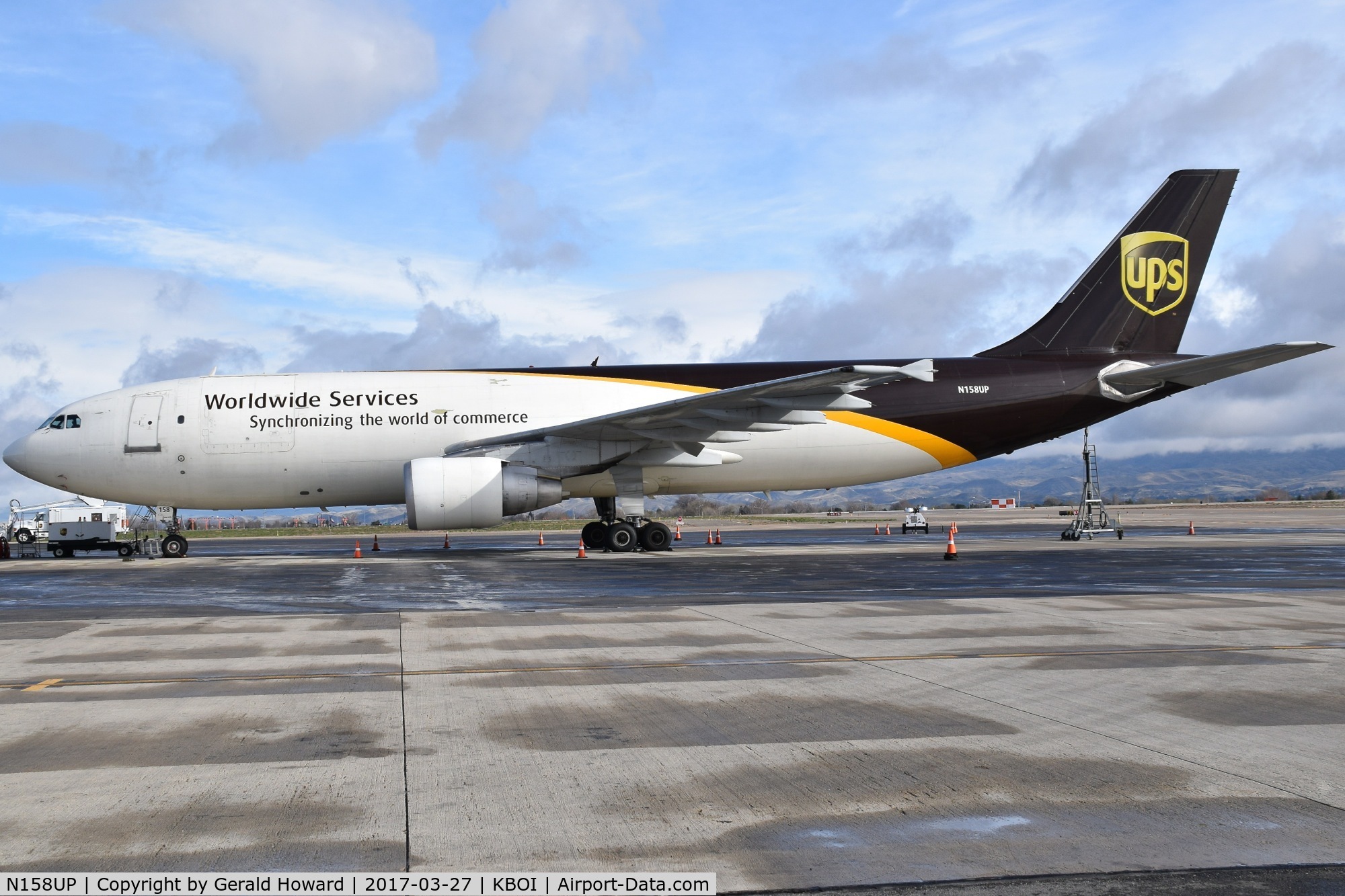N158UP, 2004 Airbus A300F4-622R C/N 0847, Parked on the UPS ramp.