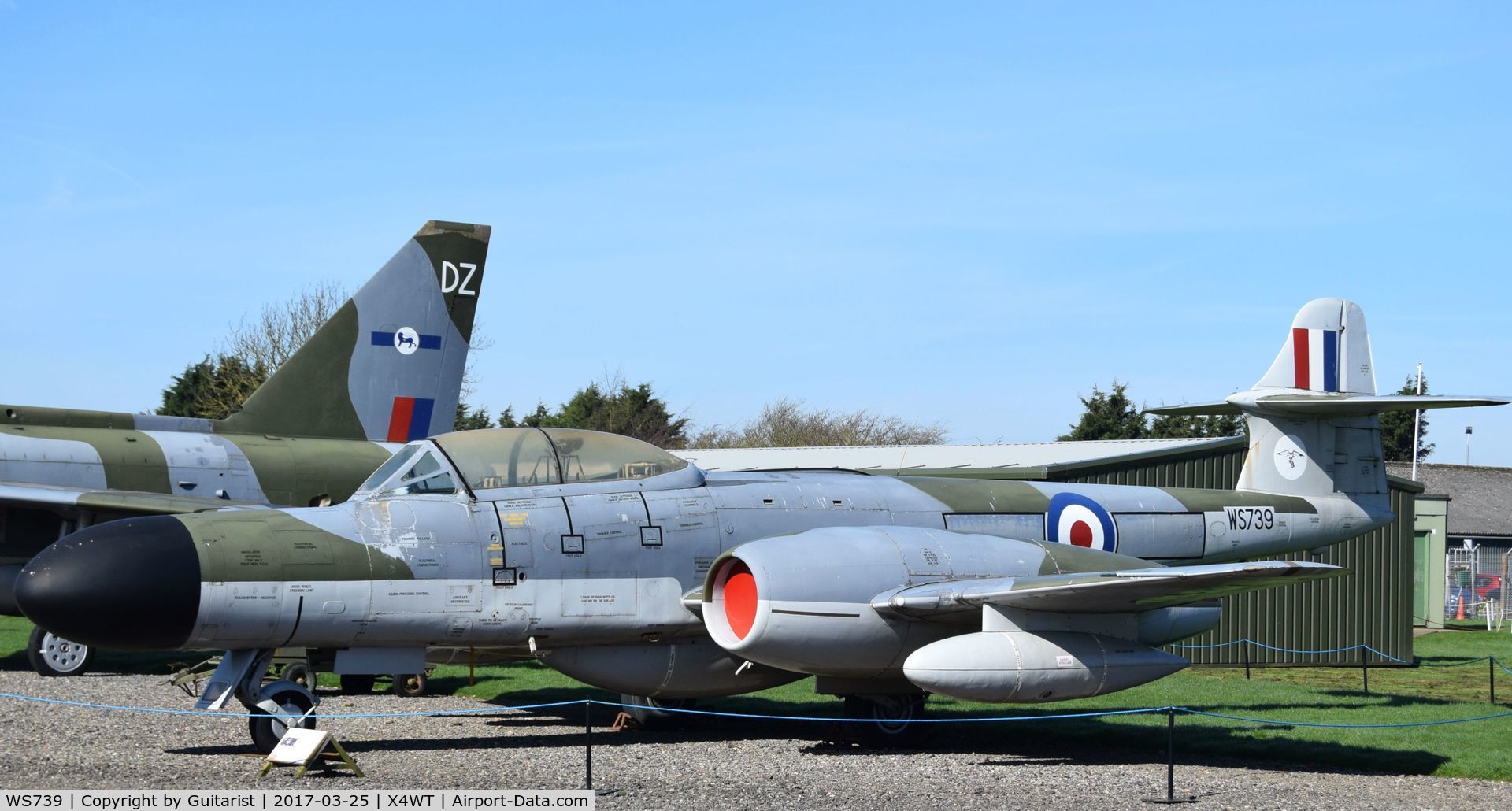 WS739, Gloster Meteor NF(T).14 C/N Not found WS739, At the Newark Air Museum