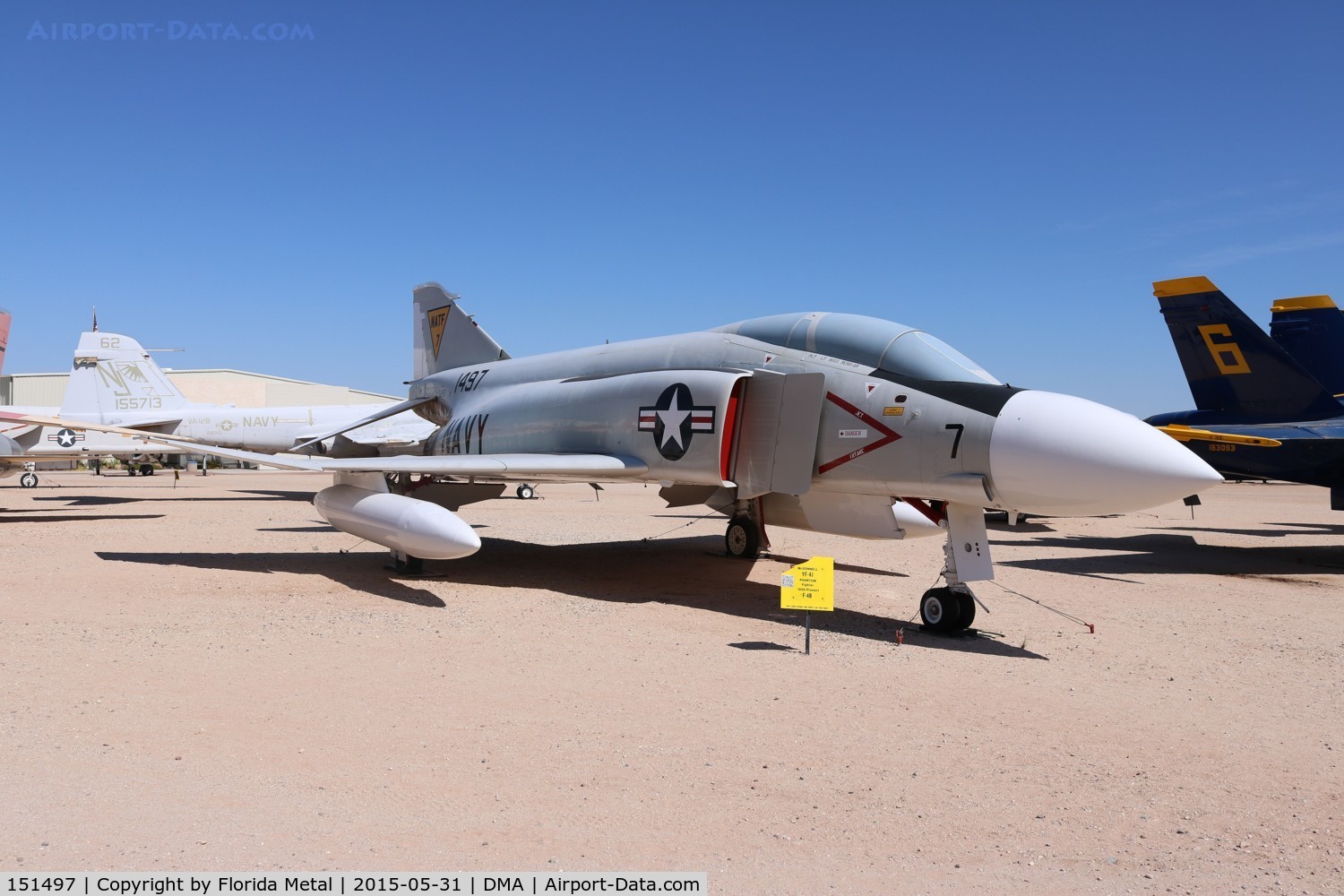 151497, 1964 McDonnell YF-4J Phantom II C/N 655, YF-4J