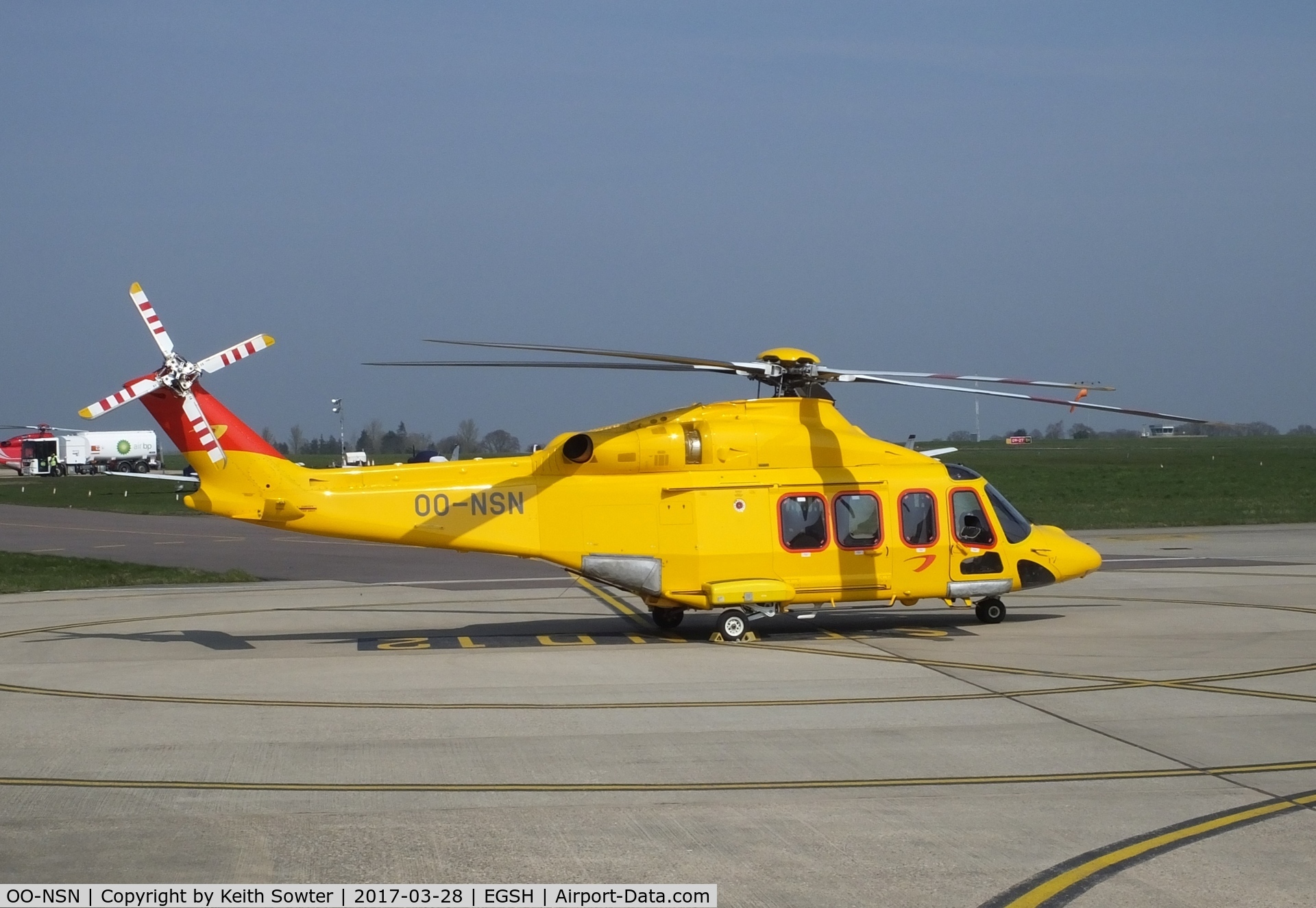 OO-NSN, 2015 AgustaWestland AW-139 C/N 31700, Based helicopter
