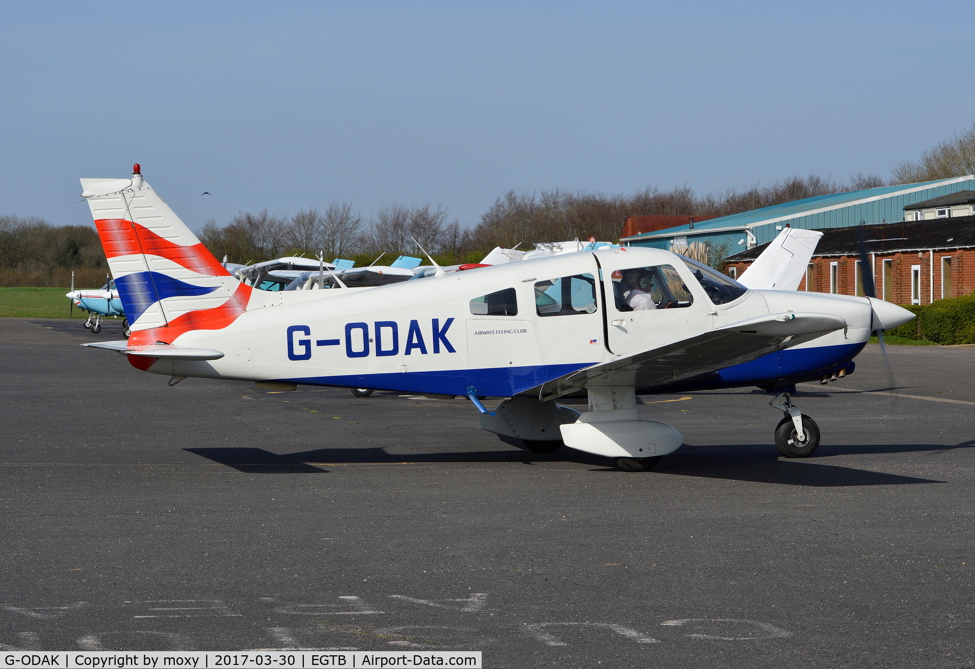 G-ODAK, 1979 Piper PA-28-236 Dakota C/N 28-7911162, Piper PA-28-236 Dakota at Wycombe Air Park. Ex D-EXMA