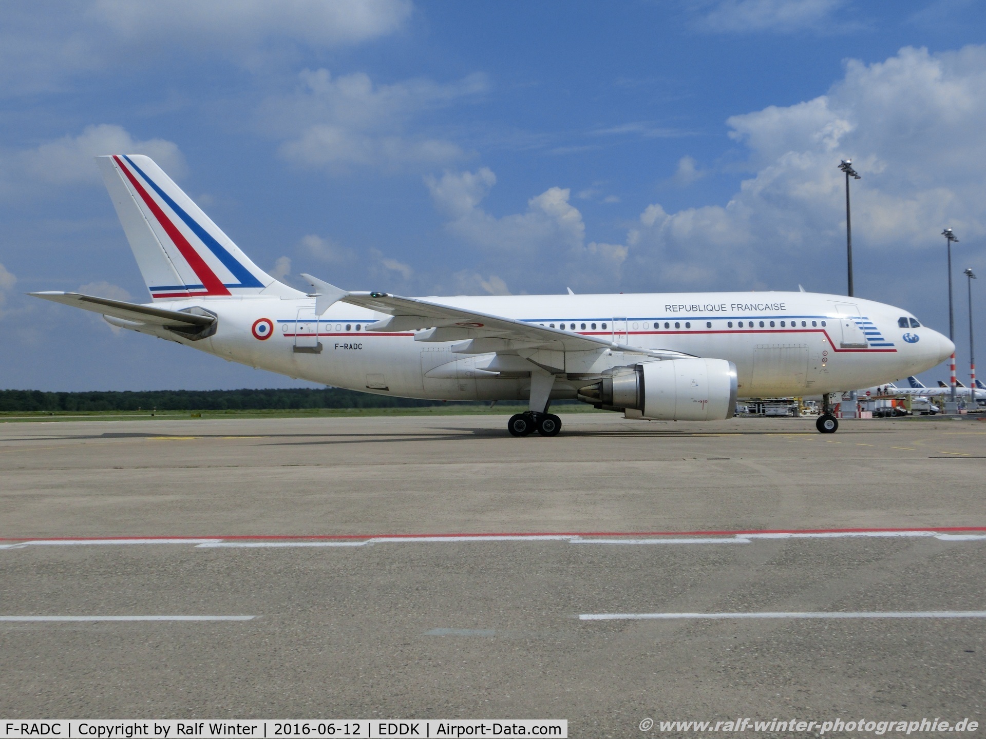F-RADC, 1988 Airbus A310-304 C/N 418, Airbus A310-304 - CTM French Air Force - 418 - F-RADC - 12.06.2016 - CGN