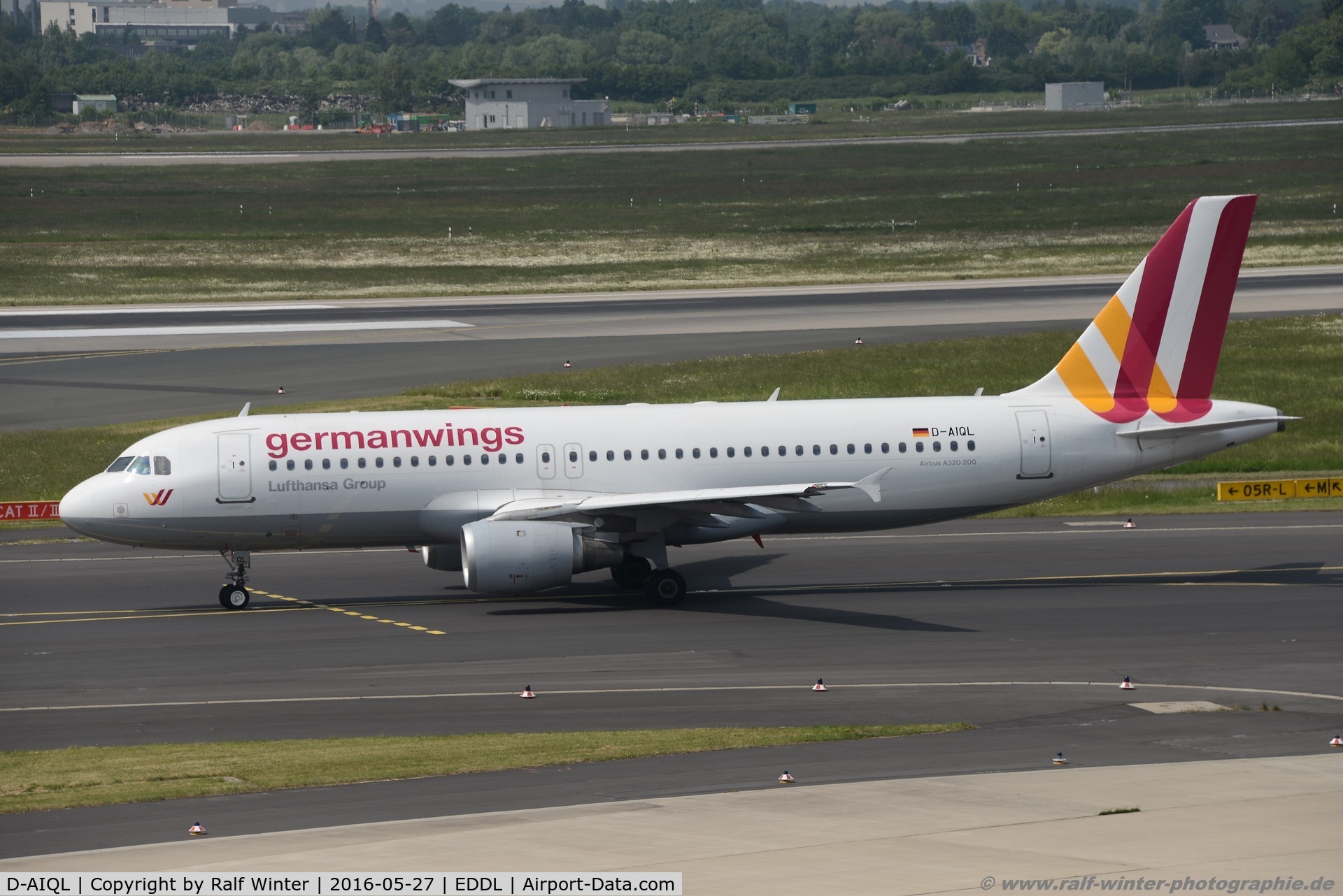 D-AIQL, 1991 Airbus A320-211 C/N 0267, Airbus A320-211 - 4U GWI - Germanwings ex. Lufthansa 'Stralsund' - 267 - D-AIQL - 27.05.2016 - DUS