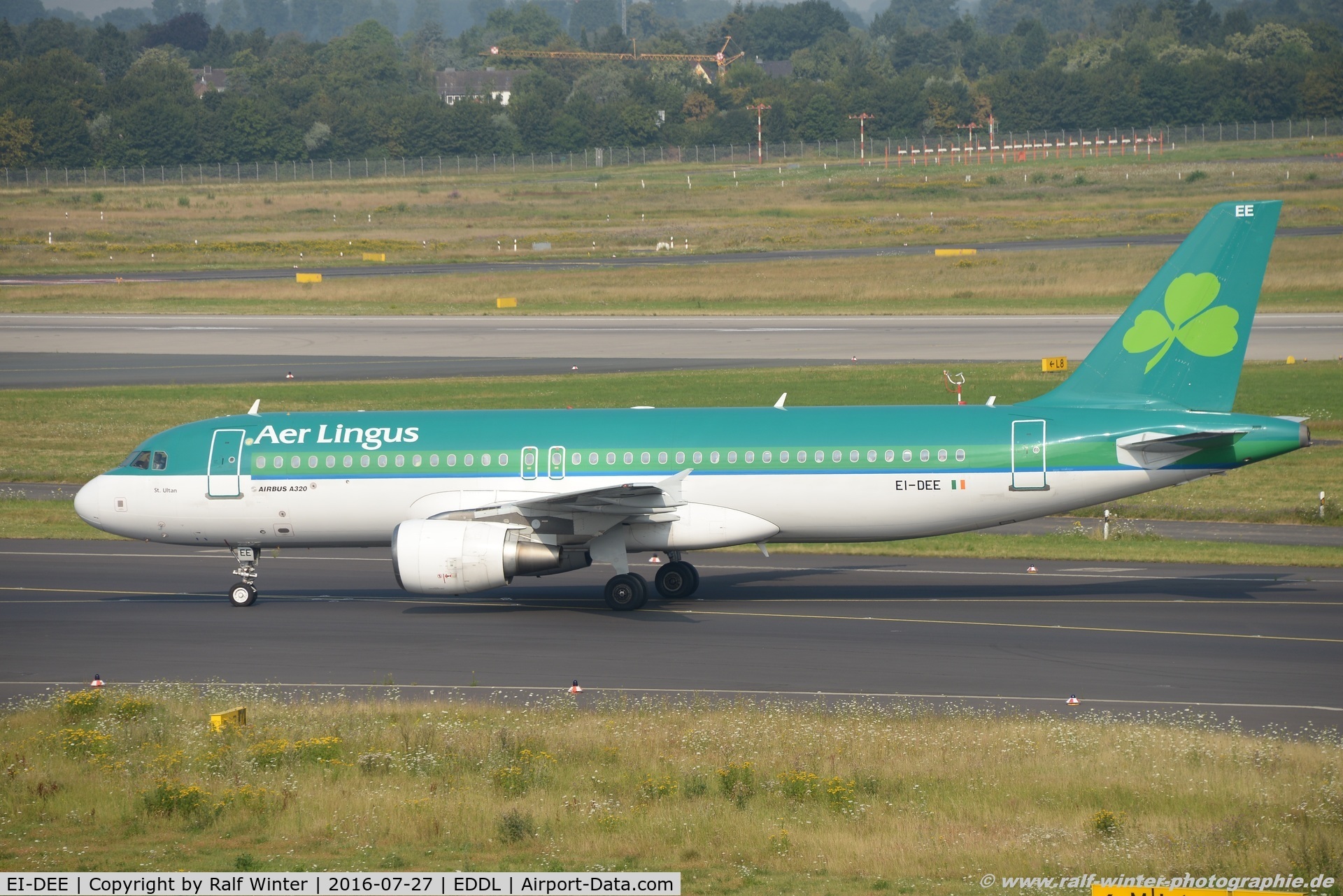EI-DEE, 2004 Airbus A320-214 C/N 2250, Airbus A320-214 - EI EIN Air Lingus 'St. Ultan' - 2550 - EI-DEE - 27.07.2016 - DUS