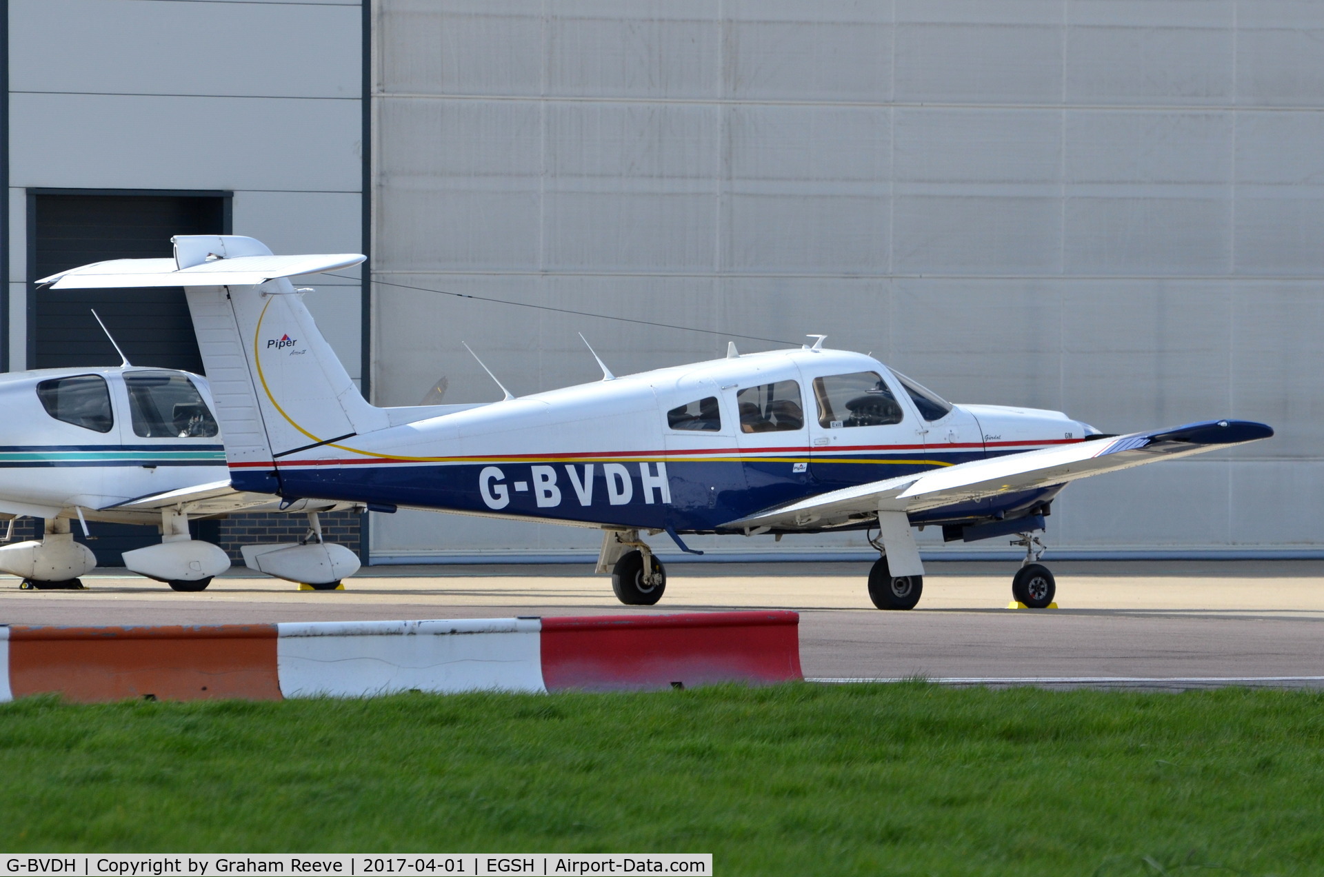 G-BVDH, 1979 Piper PA-28RT-201 Arrow IV C/N 28R-7918030, Parked at Norwich.