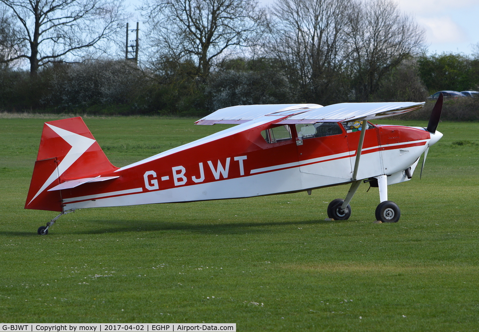 G-BJWT, 1984 Wittman W-10 Tailwind C/N PFA 031-10688, Wittman W-10 Tailwind at Popham.