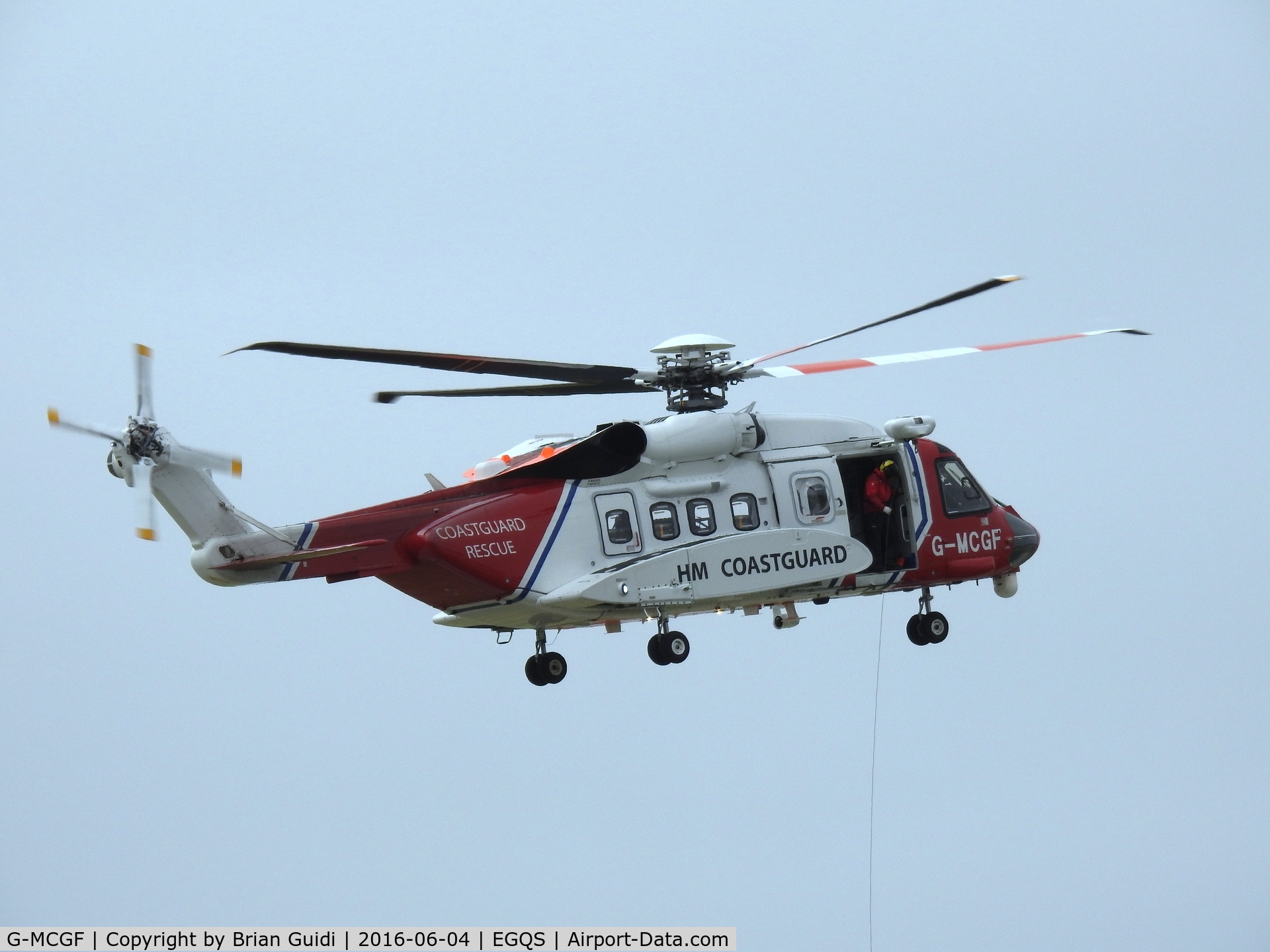 G-MCGF, 2013 Sikorsky S-92A C/N 920222, @ RAF Lossiemouth