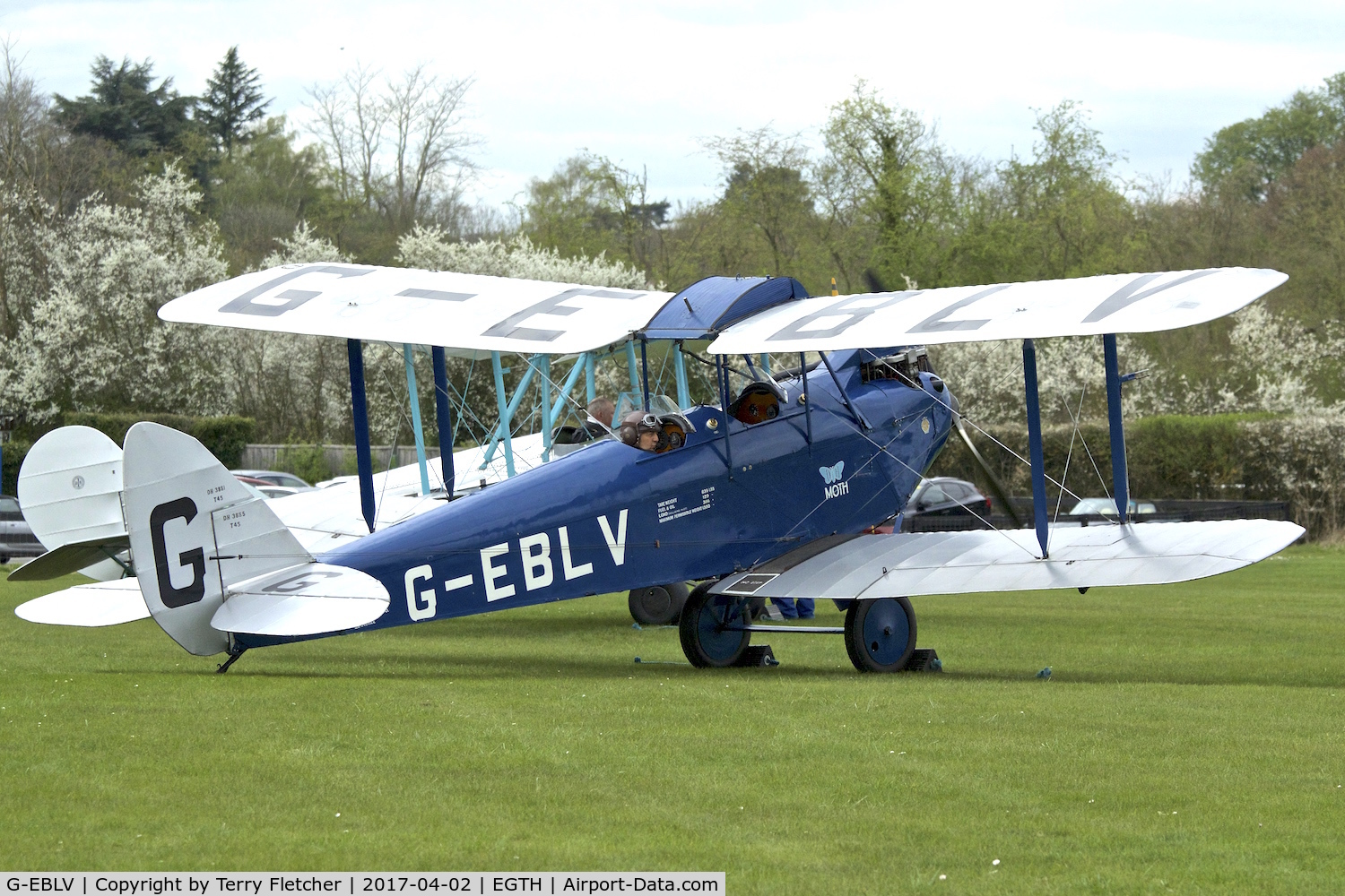 G-EBLV, 1925 De Havilland DH-60 Moth C/N 188, At Old Warden