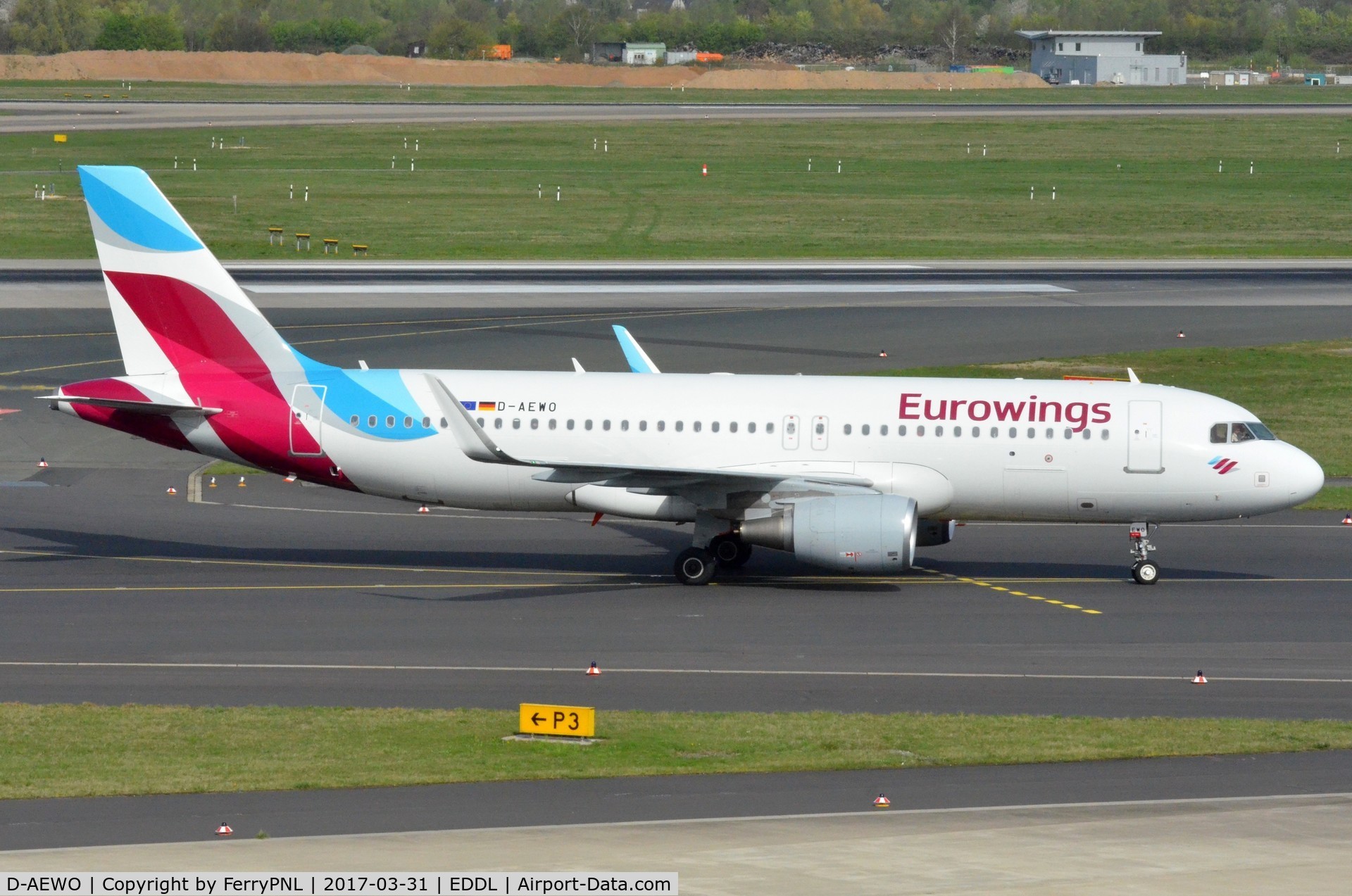 D-AEWO, 2016 Airbus A320-214 C/N 7394, Eurowings A320 arrived