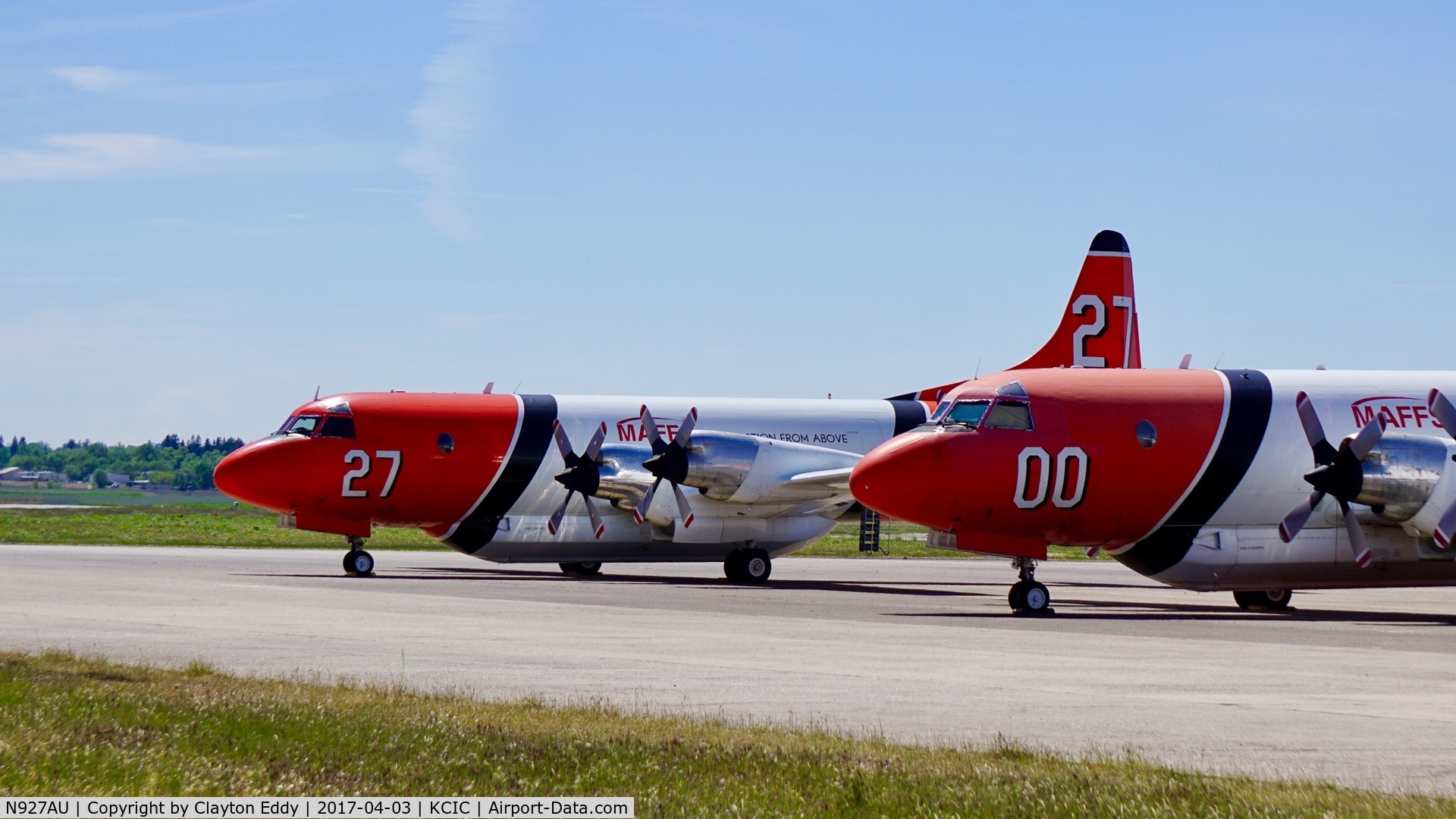 N927AU, 1964 Lockheed P-3A Aerostar C/N 185-5082, Chico Airport California. 2017.
