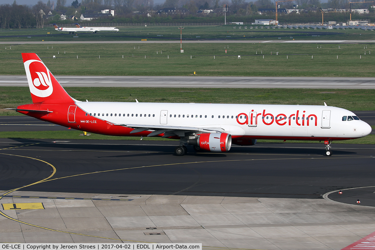 OE-LCE, 2001 Airbus A321-211 C/N 1629, Dusseldorf