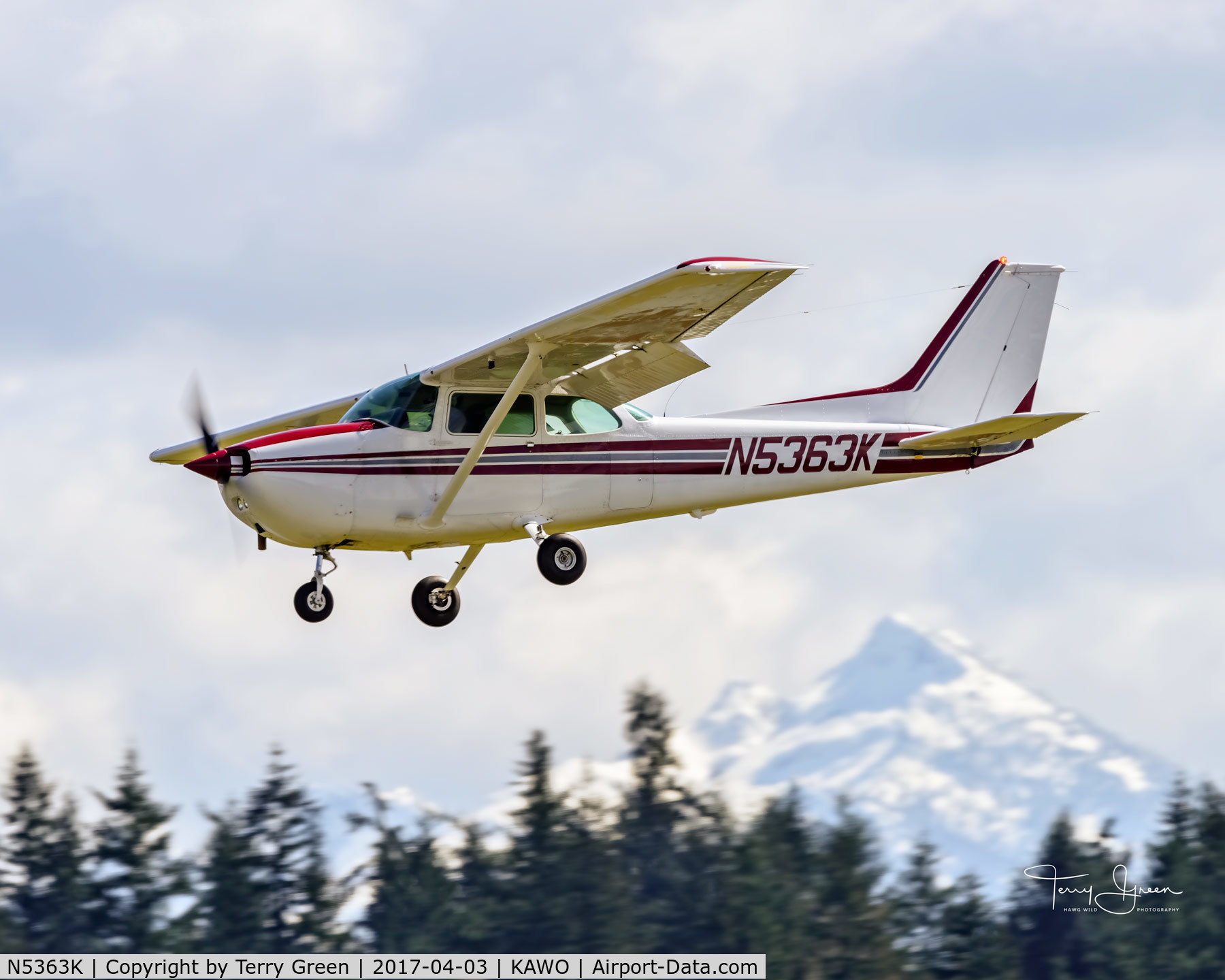 N5363K, 1980 Cessna 172P C/N 17274081, KAWO