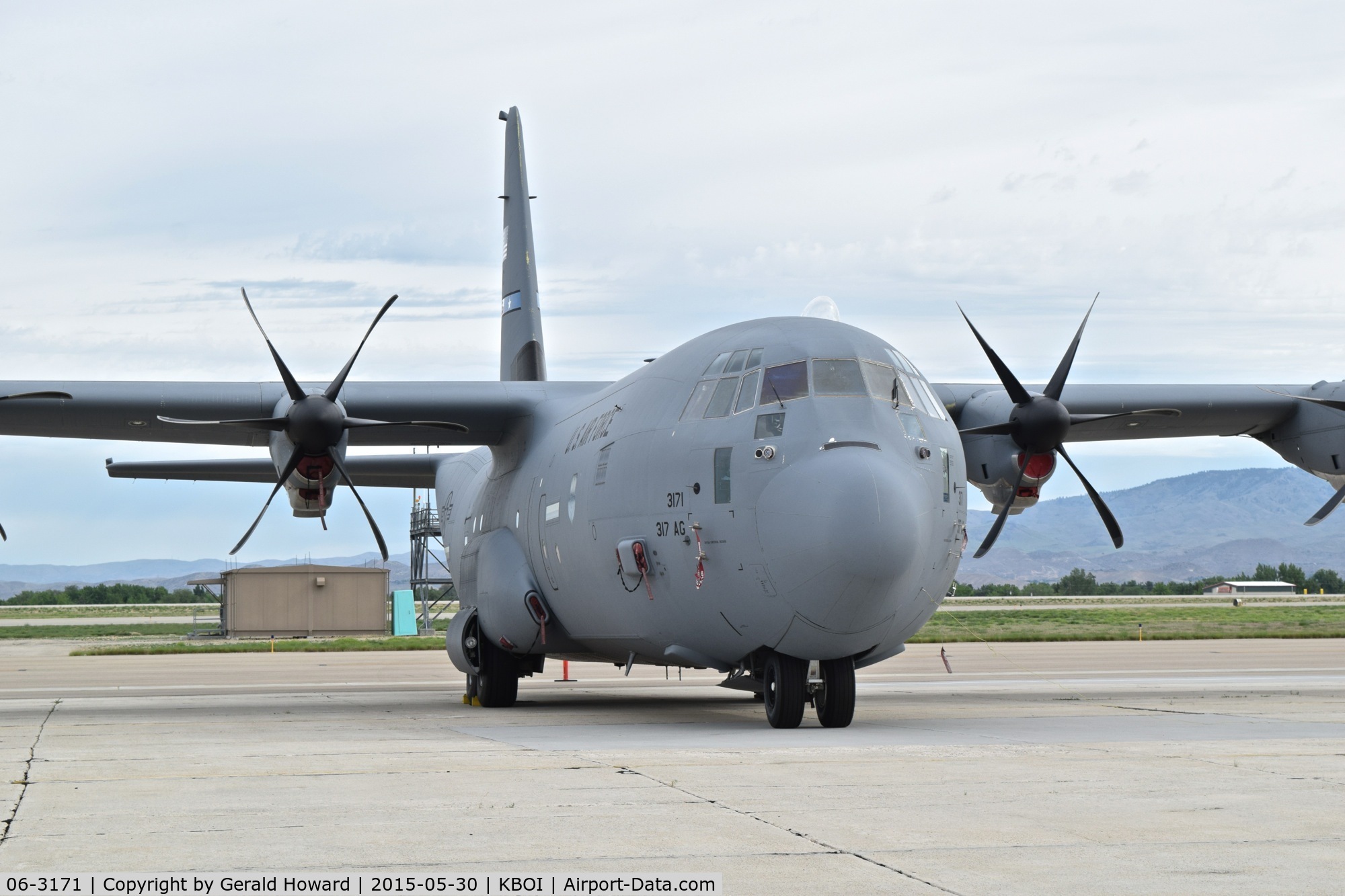 06-3171, 2010 Lockheed Martin C-130J-30 Super Hercules C/N 382-5641, Parked on south GS ramp.  317th Airlift Group, Dyess AFB, TX.