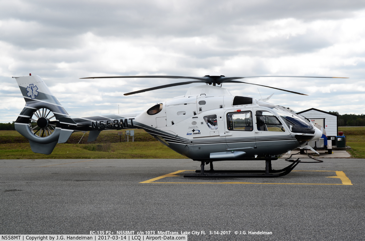 N558MT, Eurocopter EC-135P-2+ C/N 1073, At Lake City FL
