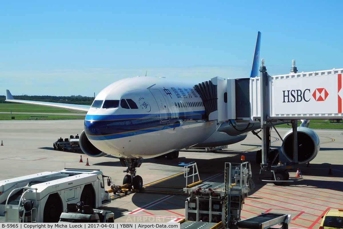 B-5965, 2014 Airbus A330-323 C/N 1593, At Brisbane