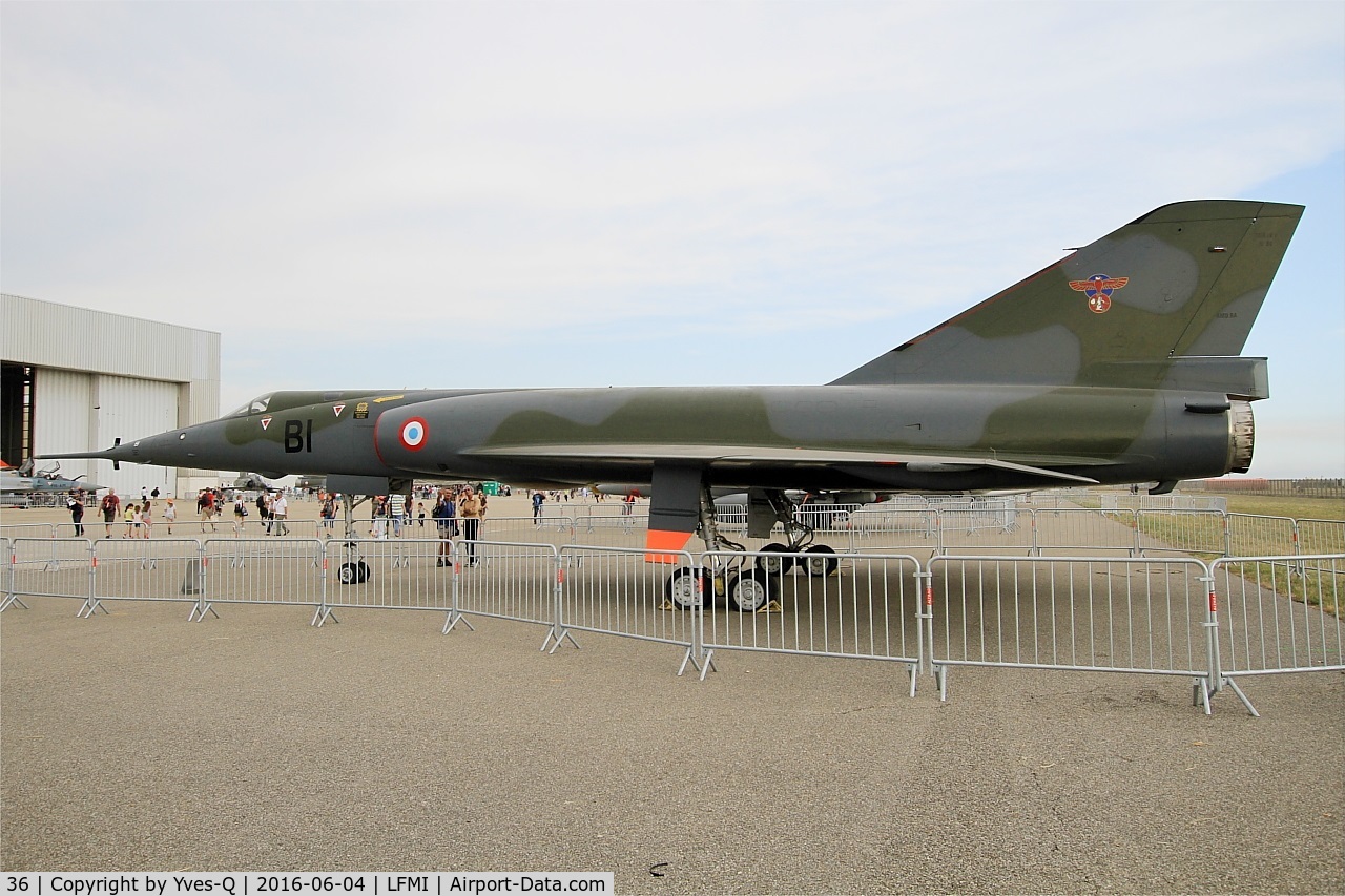 36, Dassault Mirage IVP C/N 36, Dassault Mirage IVP, Preserved at Istres-Le Tubé Air Base 125 (LFMI-QIE) Open day 2016