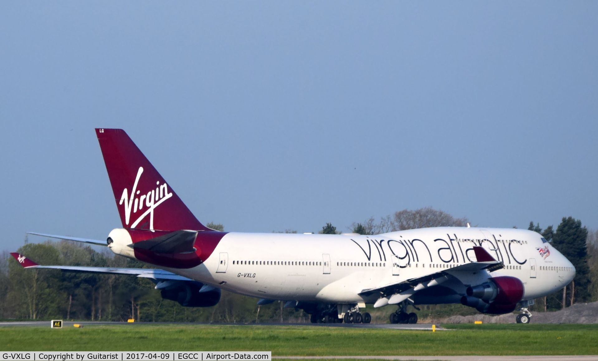 G-VXLG, 1998 Boeing 747-41R C/N 29406, At Manchester