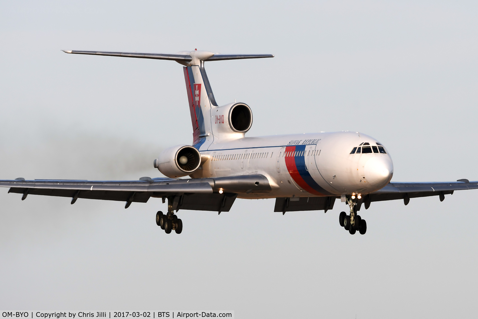 OM-BYO, 1989 Tupolev Tu-154M C/N 89A803, Slovak Government Flying Service
