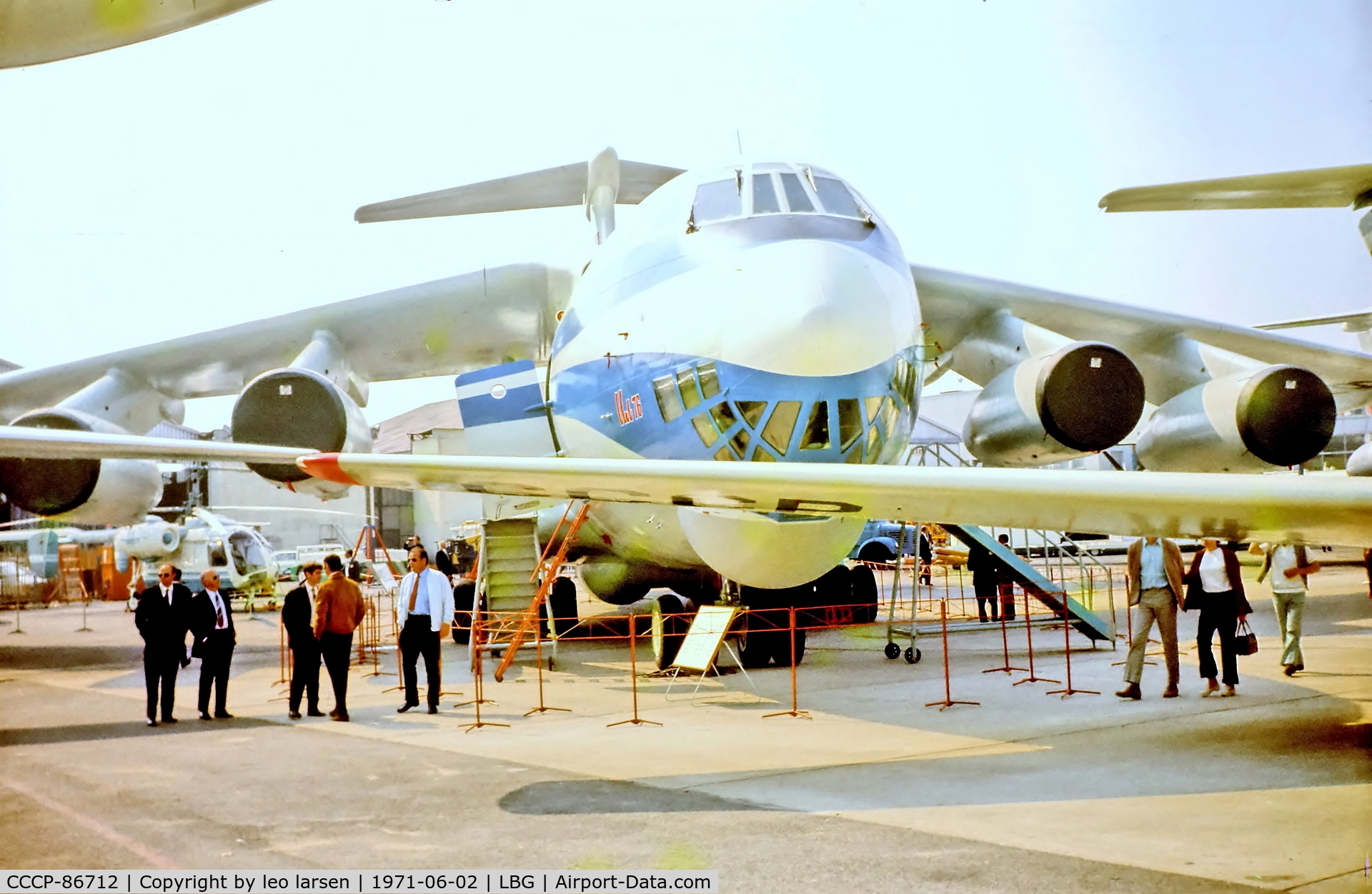 CCCP-86712, Ilyushin IL-76 C/N 01 01, Paris Air Show 2.6.1971