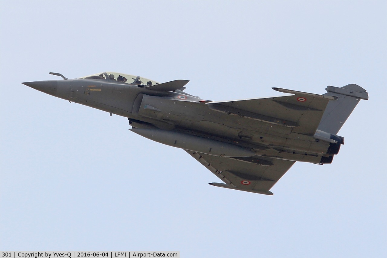 301, Dassault Rafale B C/N 301, Dassault Rafale B, On display, Istres-Le Tubé Air Base 125 (LFMI-QIE) open day 2016