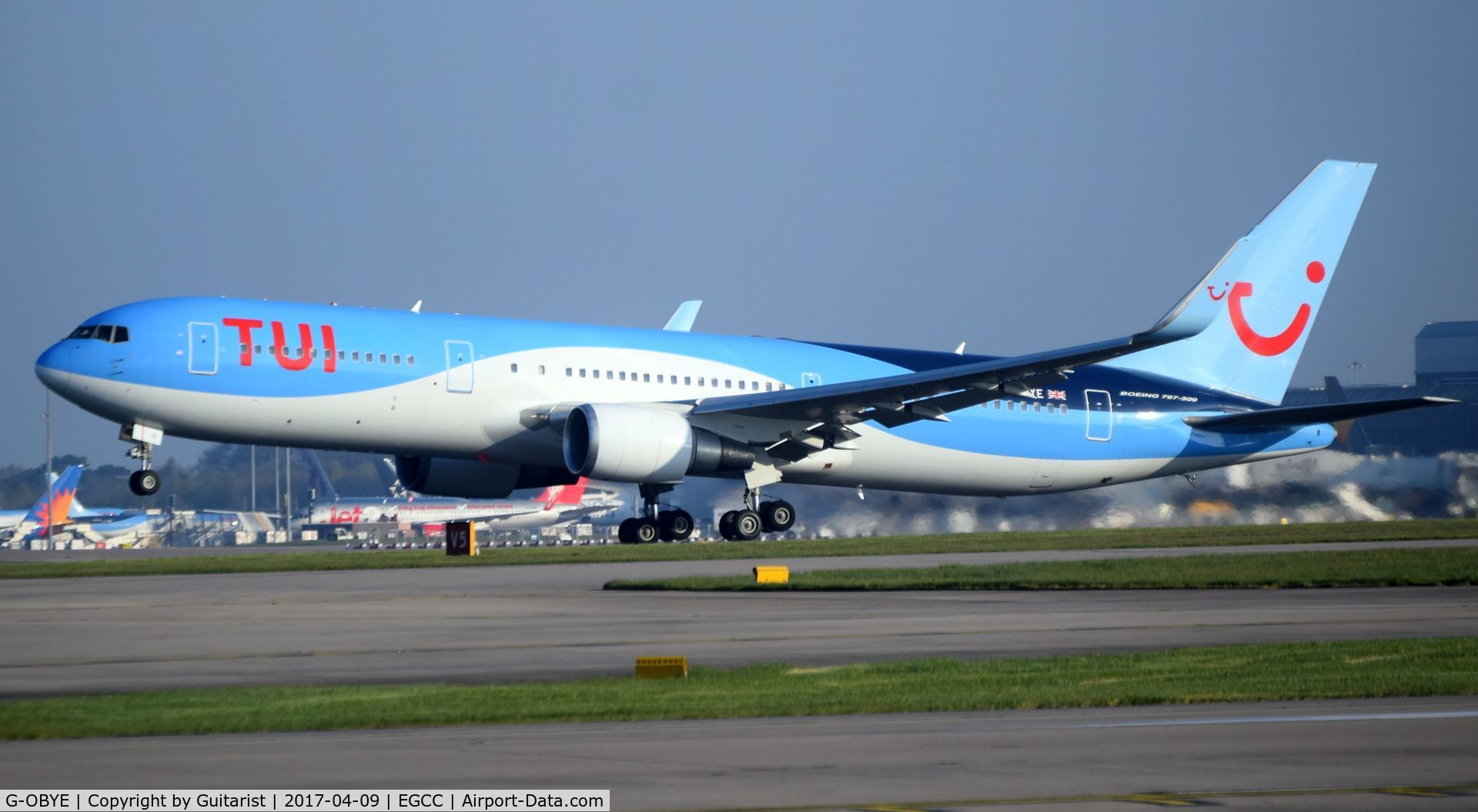 G-OBYE, 1998 Boeing 767-304/ER C/N 28979, At Manchester