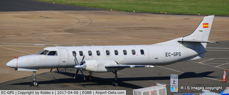 EC-GPS, 1988 Fairchild SA-227AC Metro III C/N AC-722, Metroliner EC-GPS seen at Birmingham Airport.