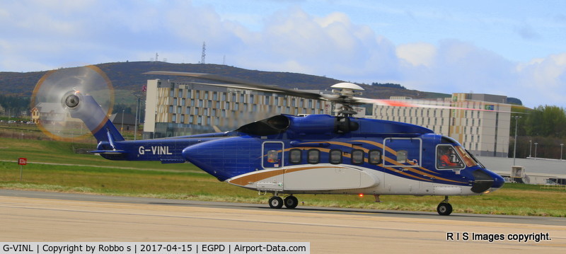 G-VINL, 2013 Sikorsky S-92A C/N 920226, G-VINL Sikorsky S-92A at Aberdeen Dyce Airport.
