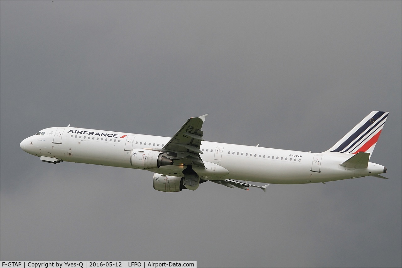 F-GTAP, 2008 Airbus A321-211 C/N 3372, Airbus A321-211, Take off rwy 24, Paris Orly Airport (LFPO-ORY)