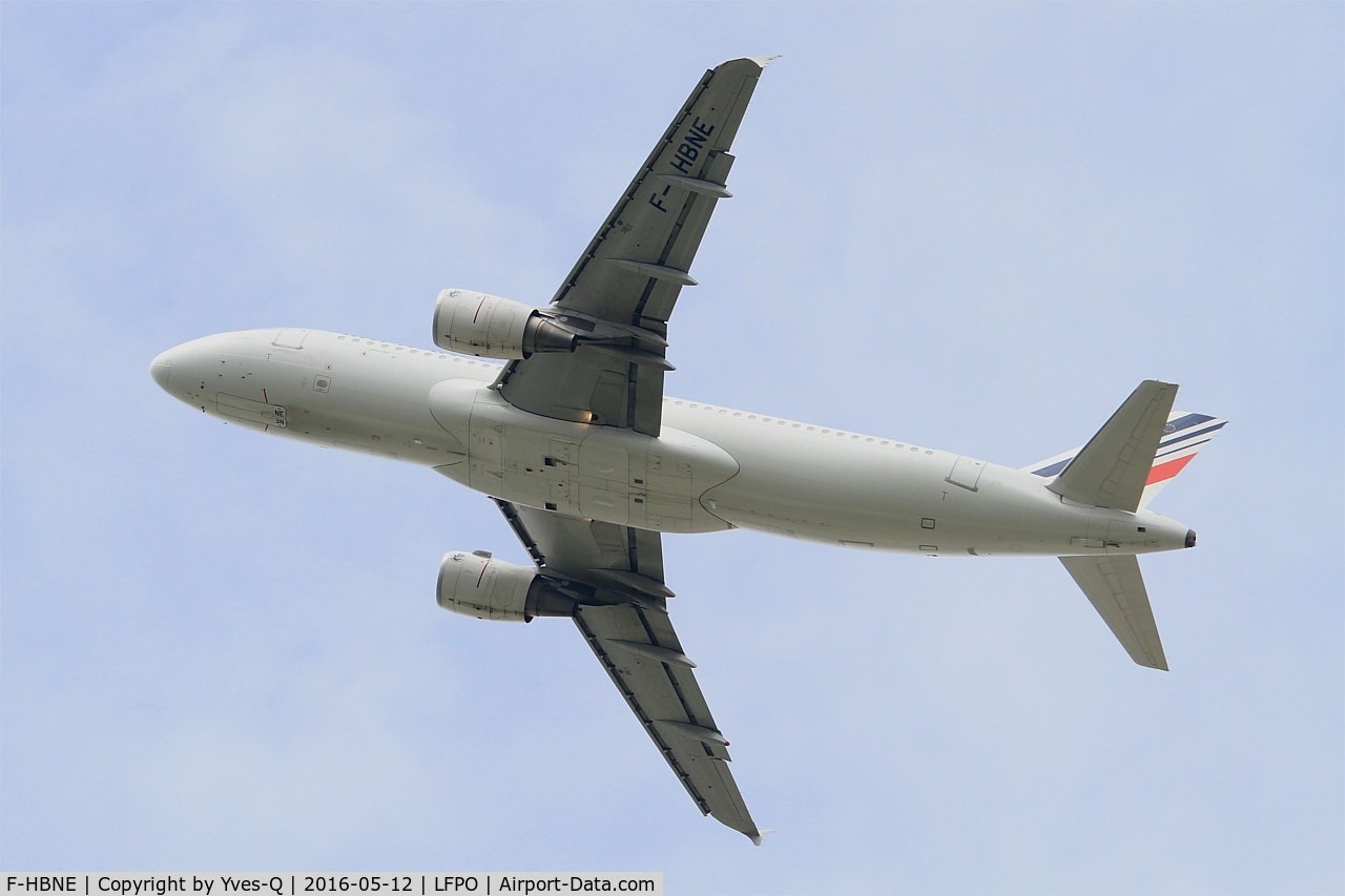 F-HBNE, 2011 Airbus A320-214 C/N 4664, Airbus A320-214, Take off rwy 26, Paris-Orly Airport (LFPO-ORY)