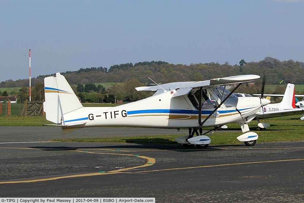 G-TIFG, 2010 Comco Ikarus C42 FB80 C/N 1009-7119, Visiting aircraft.