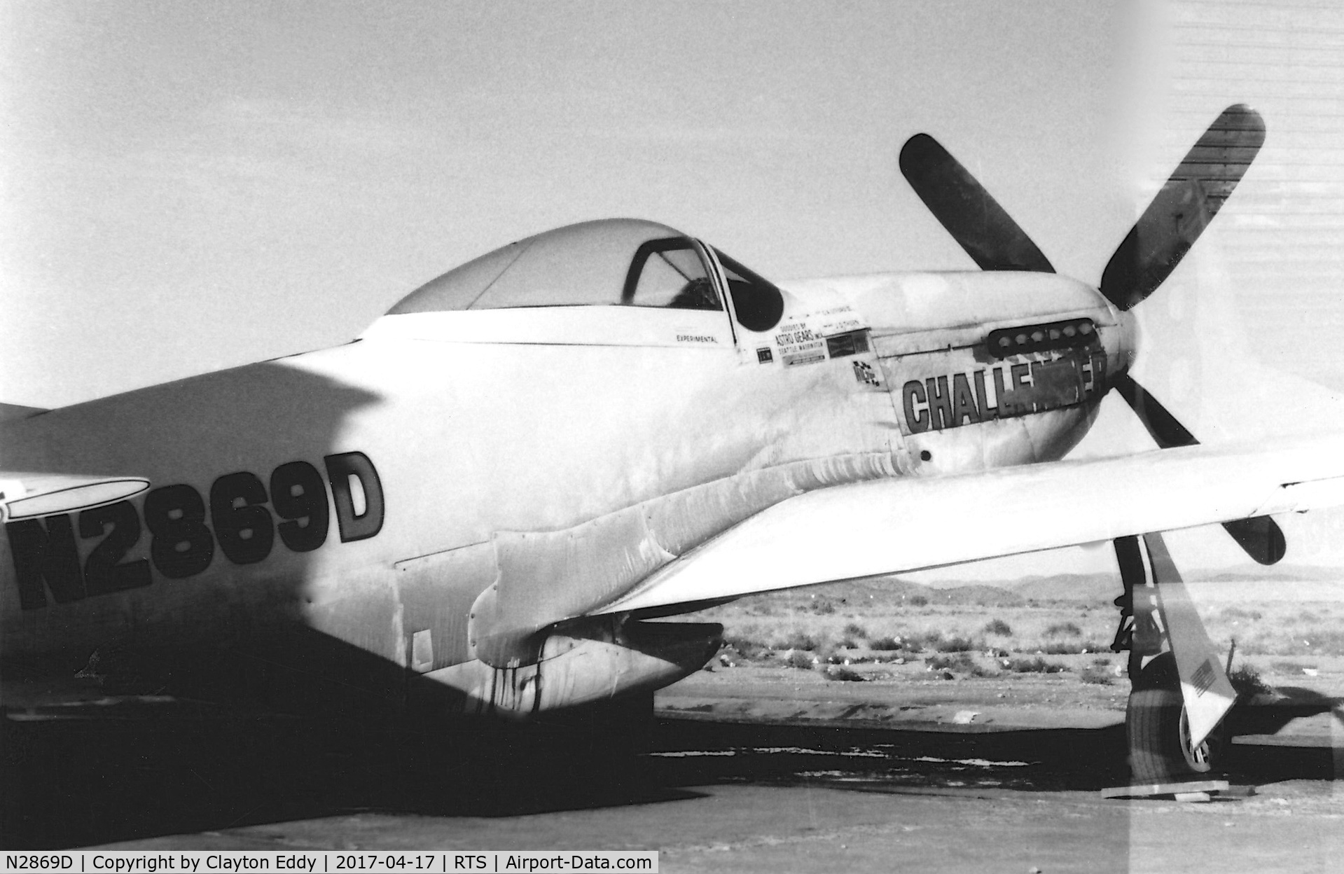 N2869D, 1944 North American P-51D Mustang C/N 124-44246 (44-84390), Reno 1966