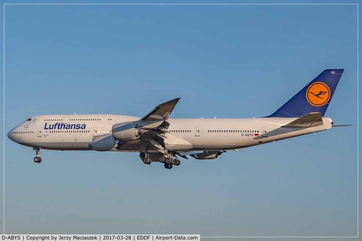 D-ABYS, 2015 Boeing 747-830 C/N 37843, Boeing 747-830,