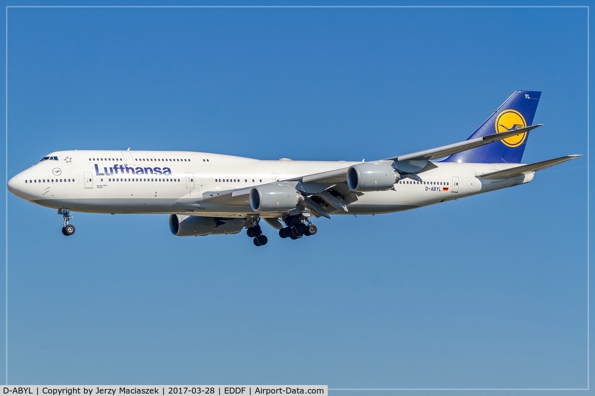 D-ABYL, 2014 Boeing 747-830 C/N 37836, Boeing 747-830