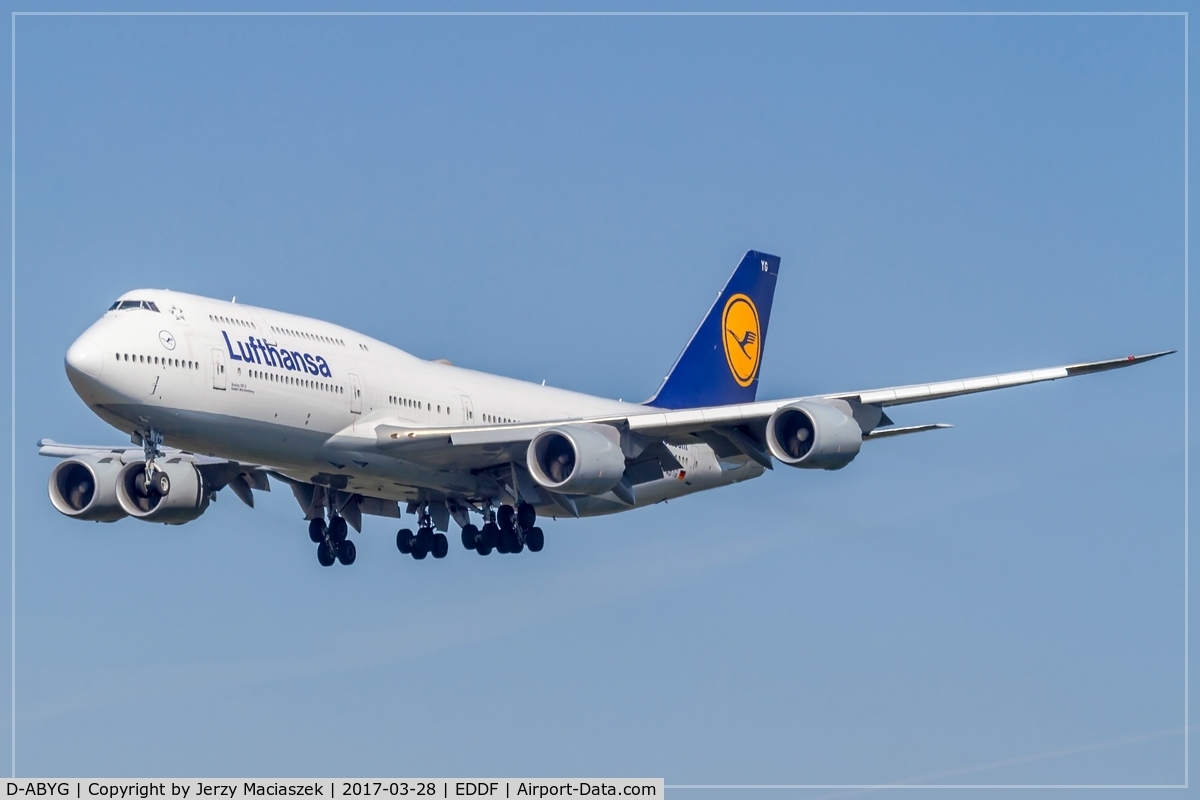 D-ABYG, 2013 Boeing 747-830 C/N 37831, Boeing 747-830