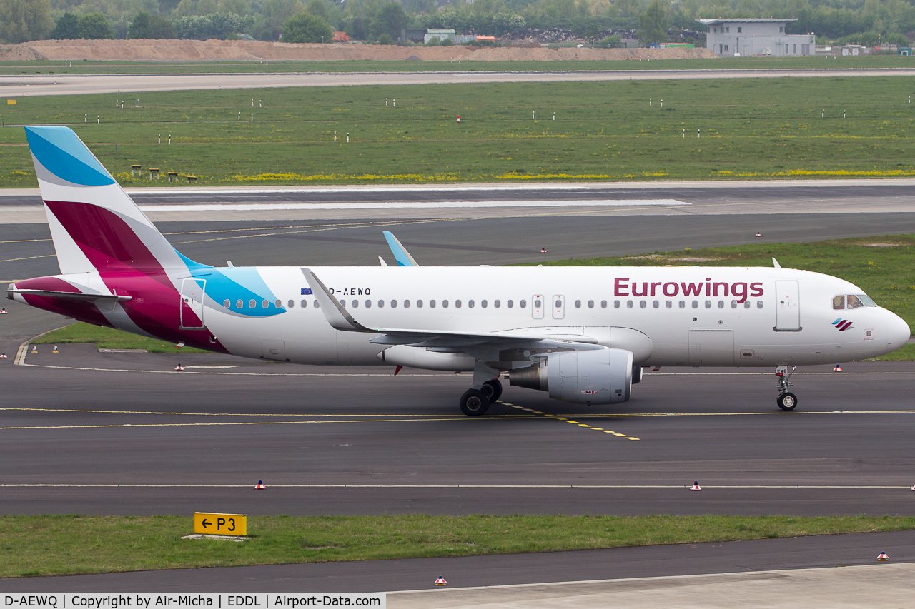 D-AEWQ, 2016 Airbus A320-214 C/N 7398, Eurowings