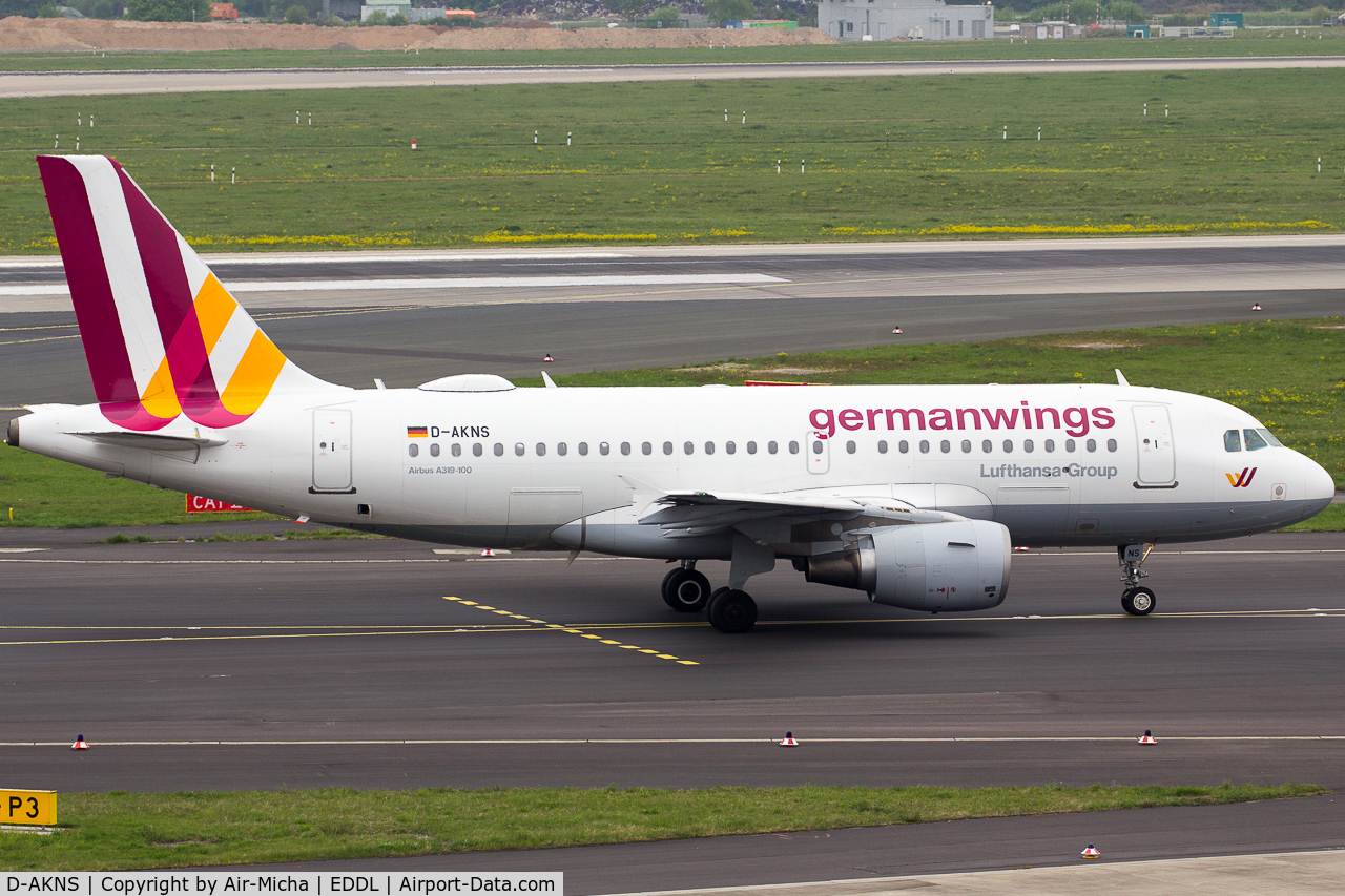 D-AKNS, 2000 Airbus A319-112 C/N 1277, Germanwings