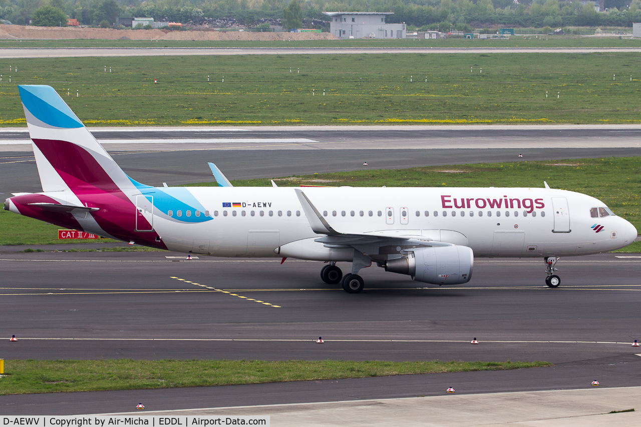 D-AEWV, 2017 Airbus A320-214 C/N 7545, Eurowings