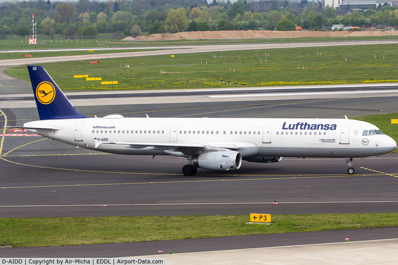 D-AIDD, 2010 Airbus A321-231 C/N 4585, Lufthansa