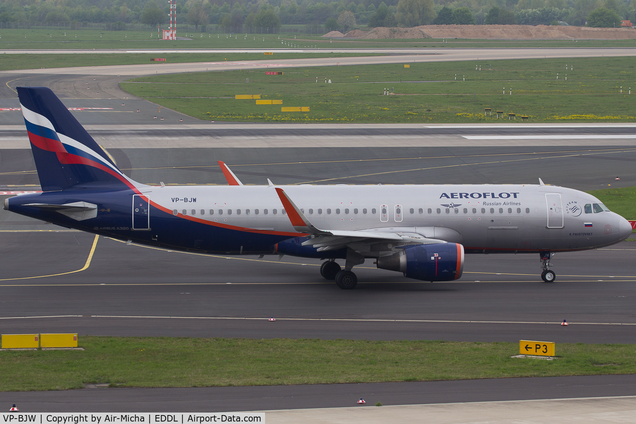 VP-BJW, 2016 Airbus A320-214 C/N 6954, Aeroflot
