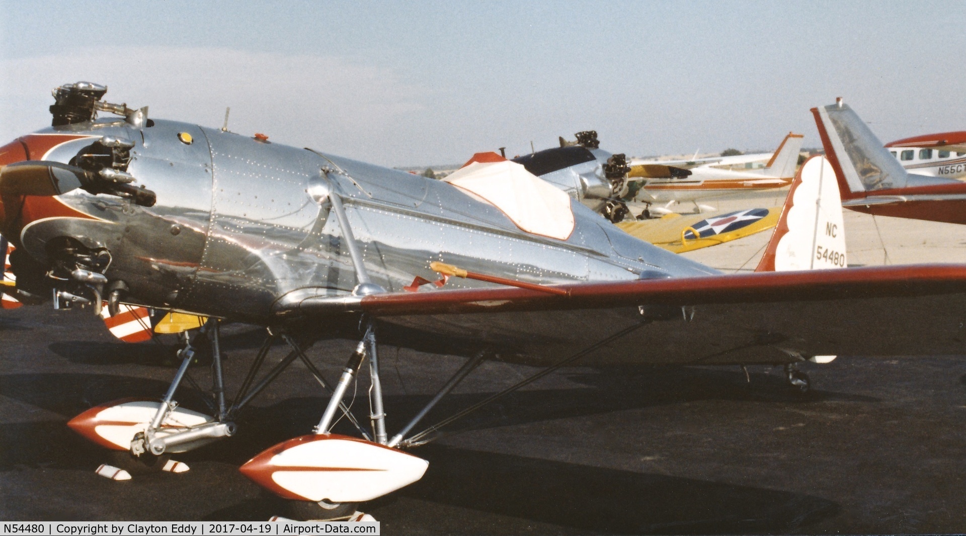 N54480, 1942 Ryan Aeronautical ST3KR C/N 1941, Ryan Fly-in California. July 1982.