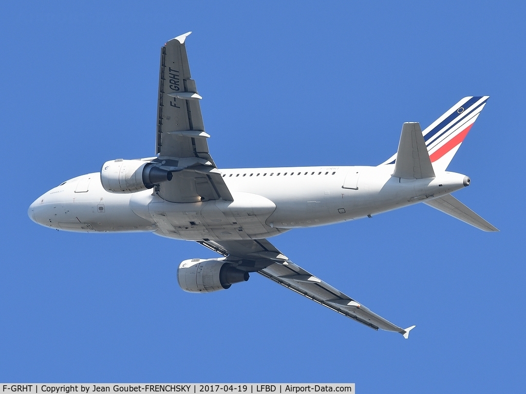 F-GRHT, 2001 Airbus A319-111 C/N 1449, AF7637 to Paris CDG