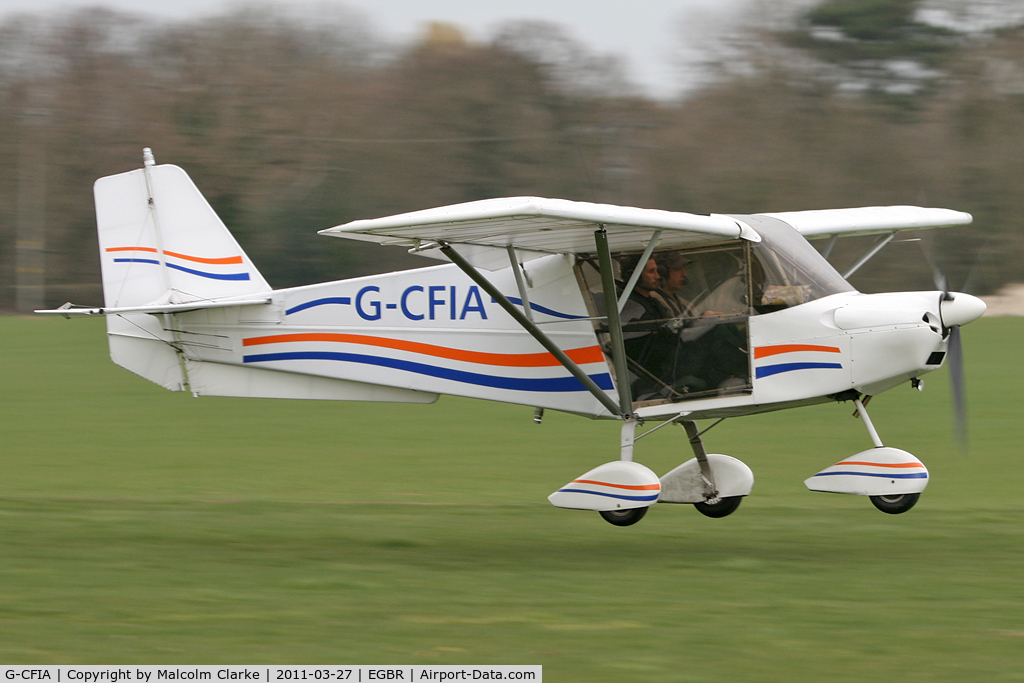 G-CFIA, 2008 Skyranger Swift 912S(1) C/N BMAA/HB/561, Skyranger Swift 912S(1) at Breighton Airfield's All Comers Spring Fly-In. March 27th 2011.