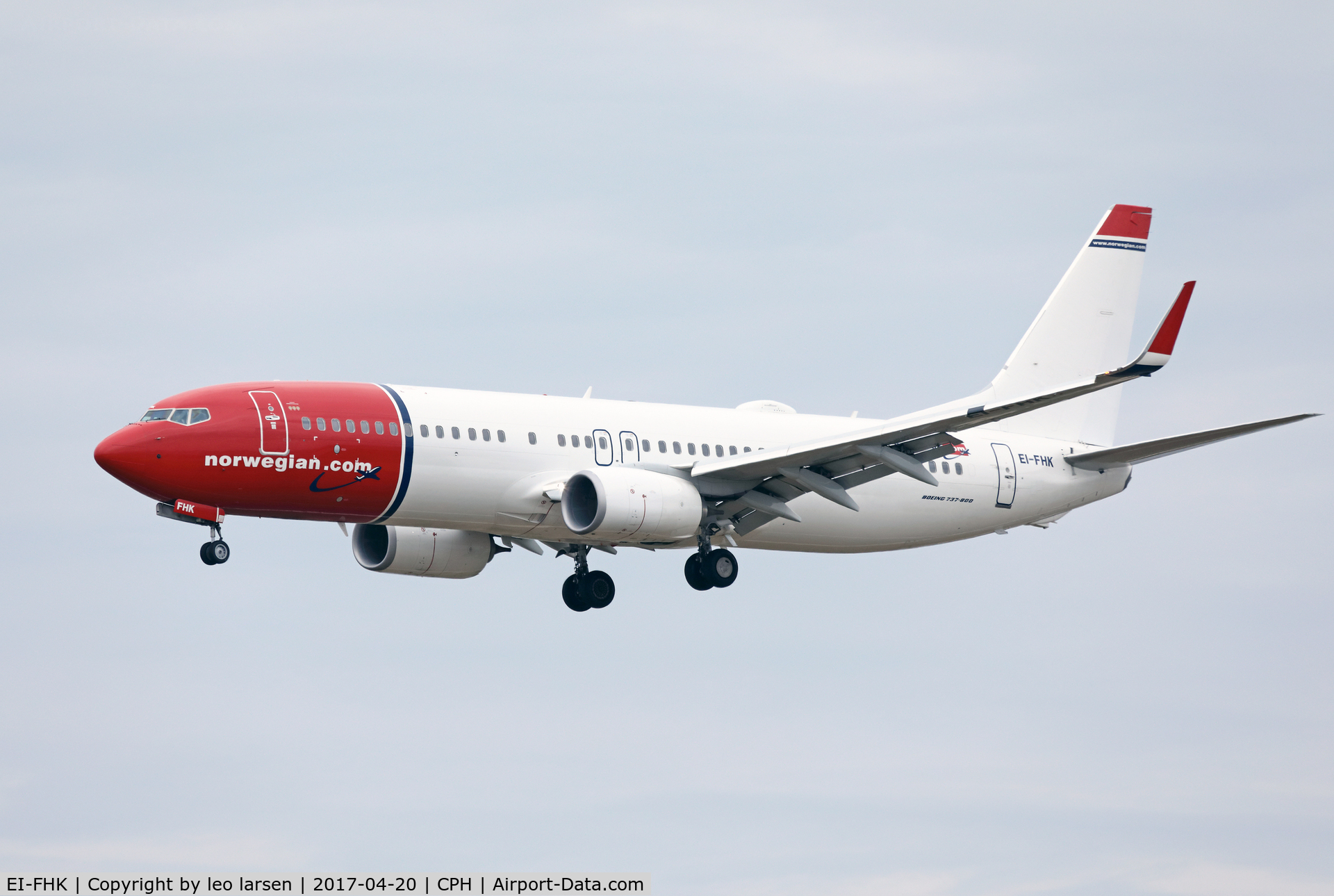 EI-FHK, 2015 Boeing 737-8JP C/N 41140, Copenhagen 20.4.2017