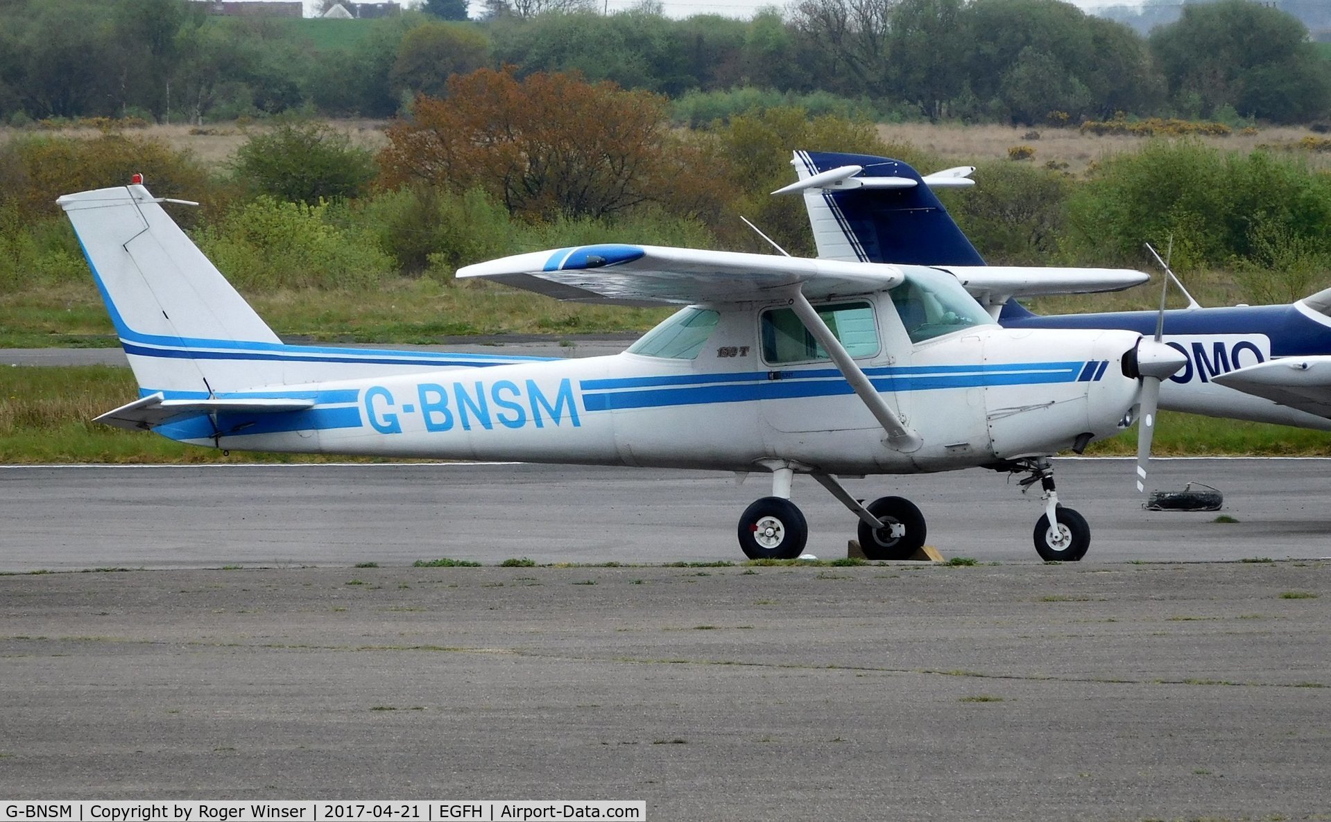 G-BNSM, 1981 Cessna 152 C/N 152-85342, Visiting Cessna 152T operated by Cornwall Flying Club.