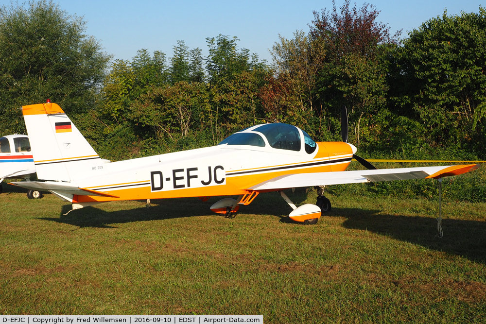 D-EFJC, 1971 Bolkow BO-209 Monsun 160RV C/N 125, 